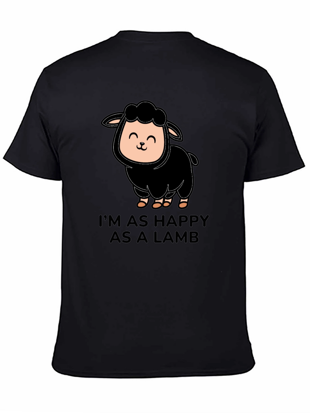 Happy Lamb T-Shirt - Cute Graphic Tee