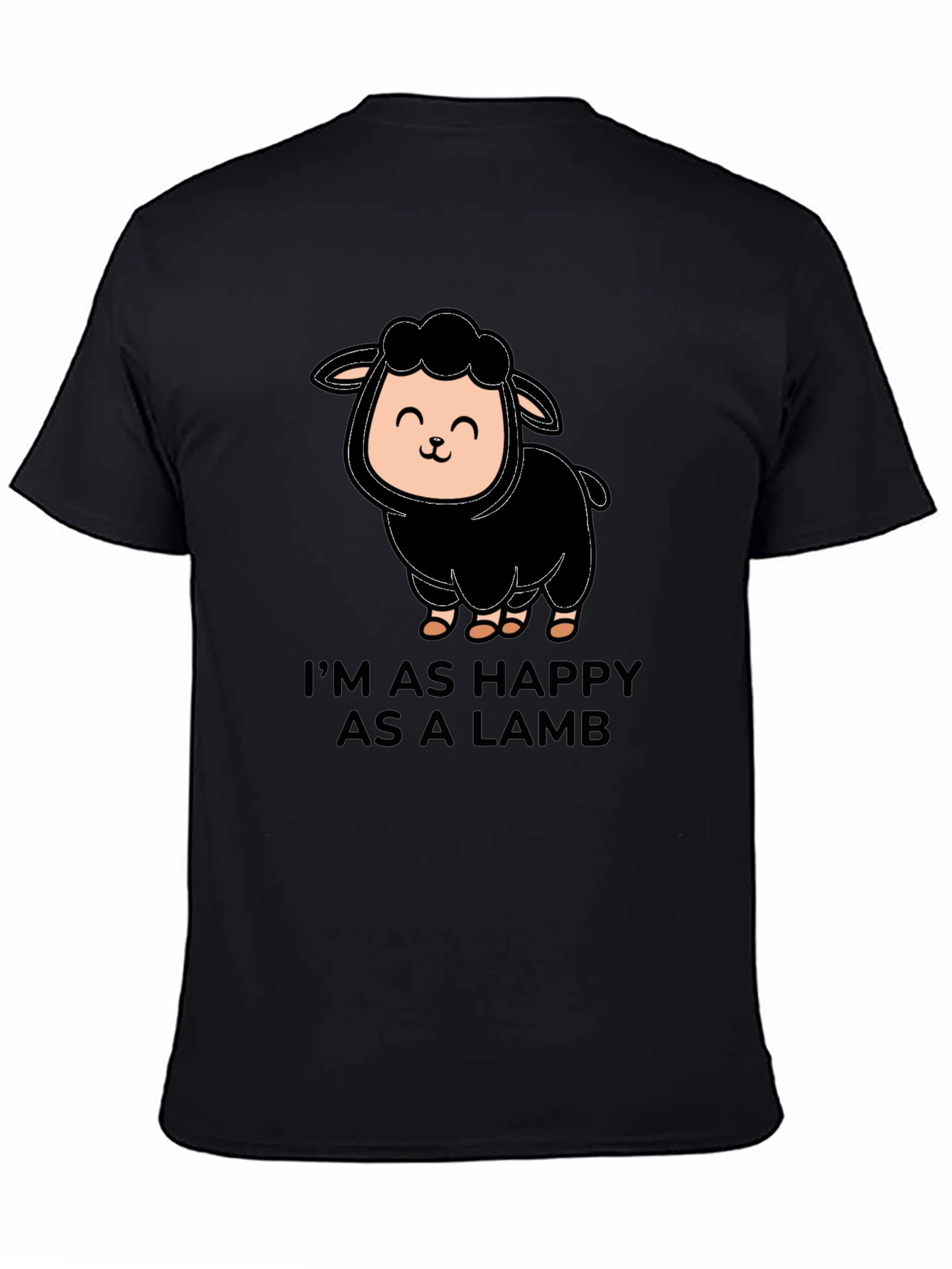 Happy Lamb T-Shirt - Cute Graphic Tee