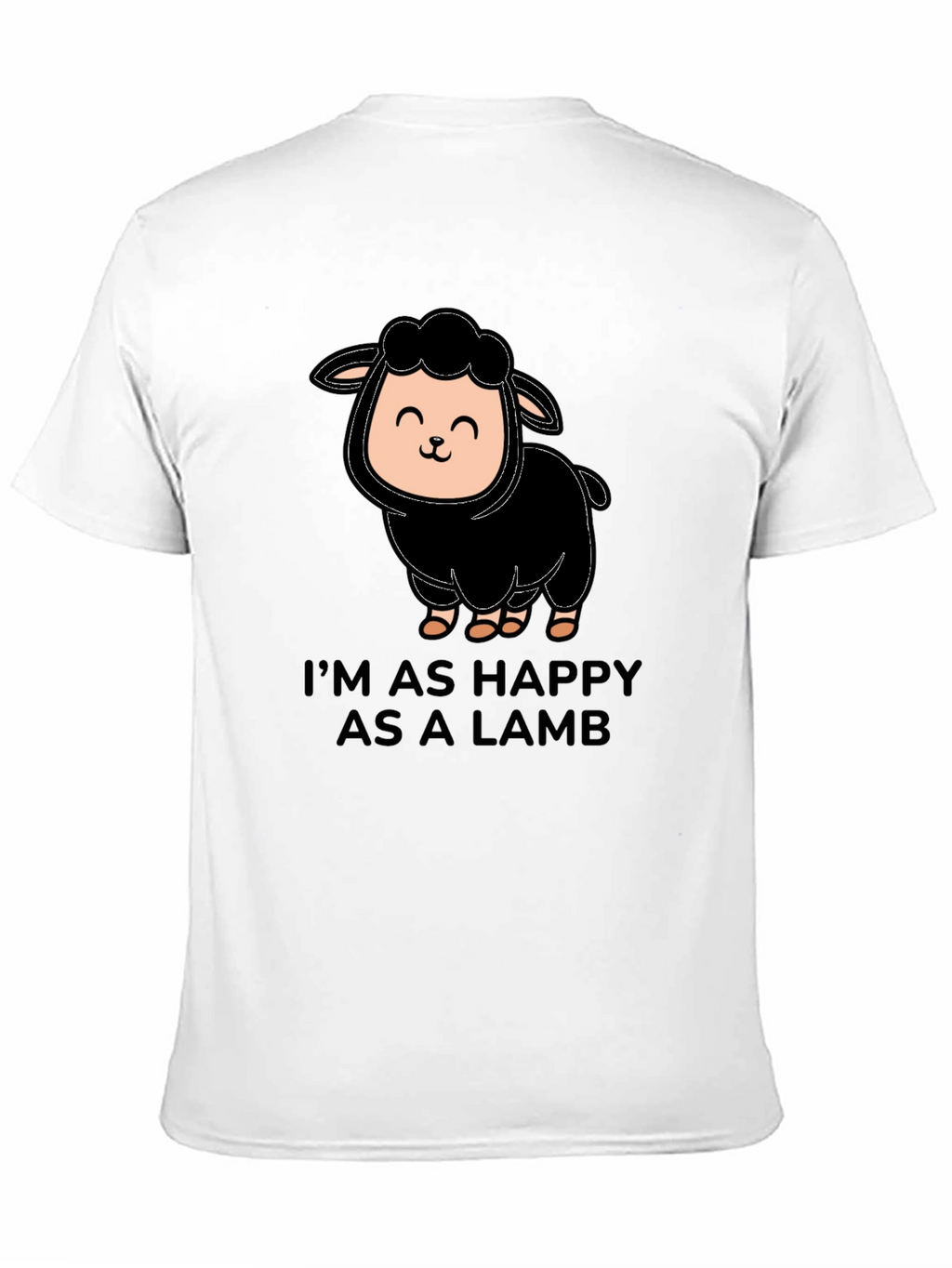 Happy Lamb T-Shirt - Cute Graphic Tee