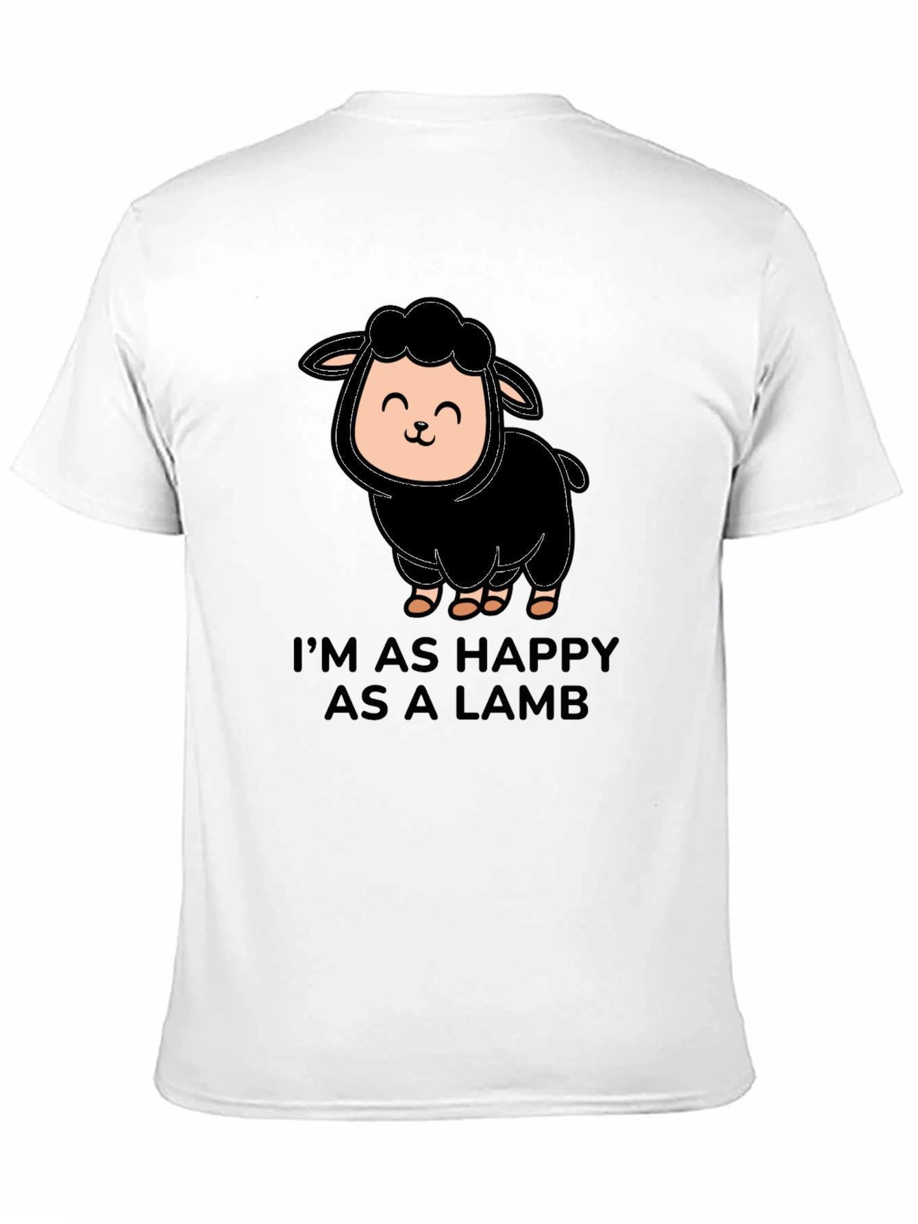 Happy Lamb T-Shirt - Cute Graphic Tee