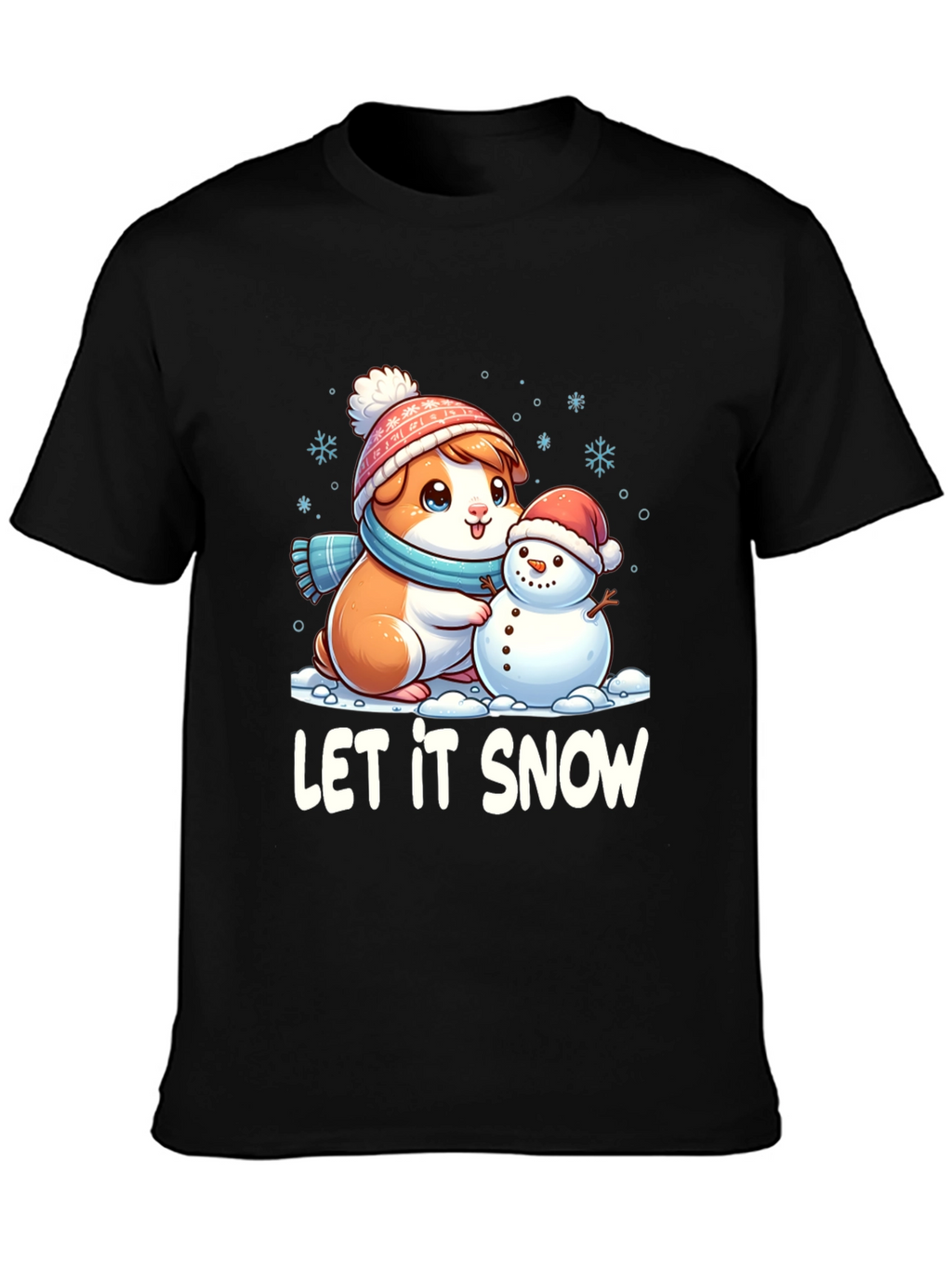 Let It Snow Guinea Pig T-Shirt