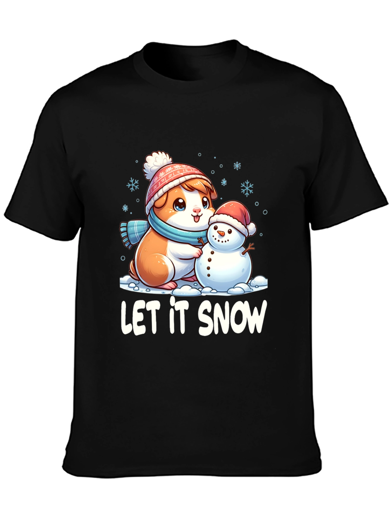 Let It Snow Guinea Pig T-Shirt