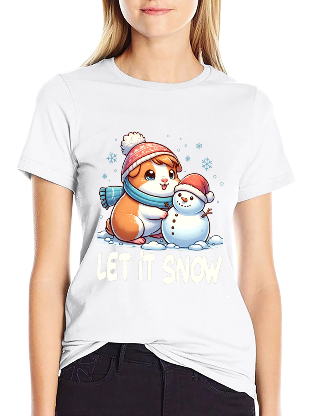 Let It Snow Guinea Pig T-Shirt