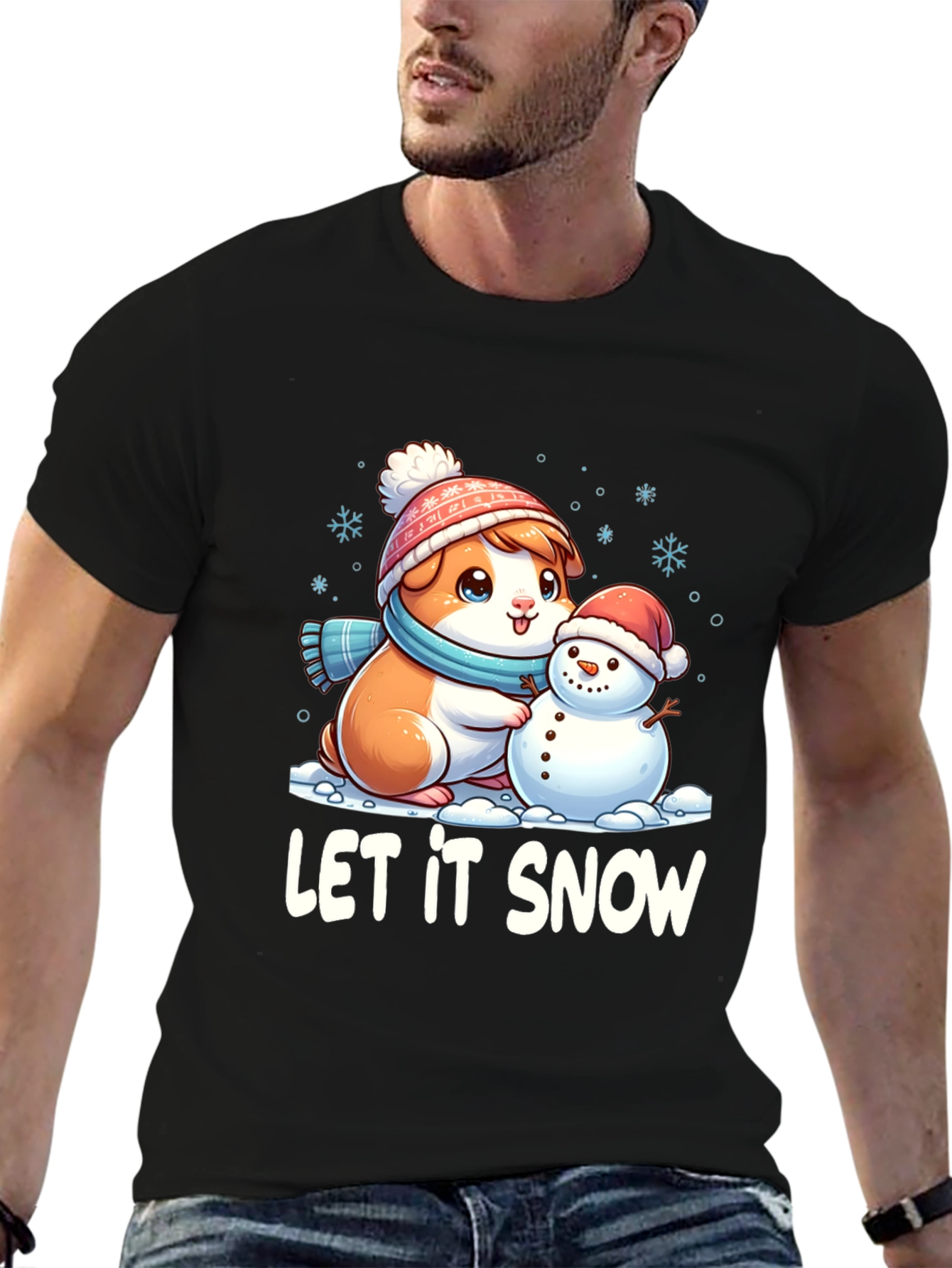 Let It Snow Guinea Pig T-Shirt