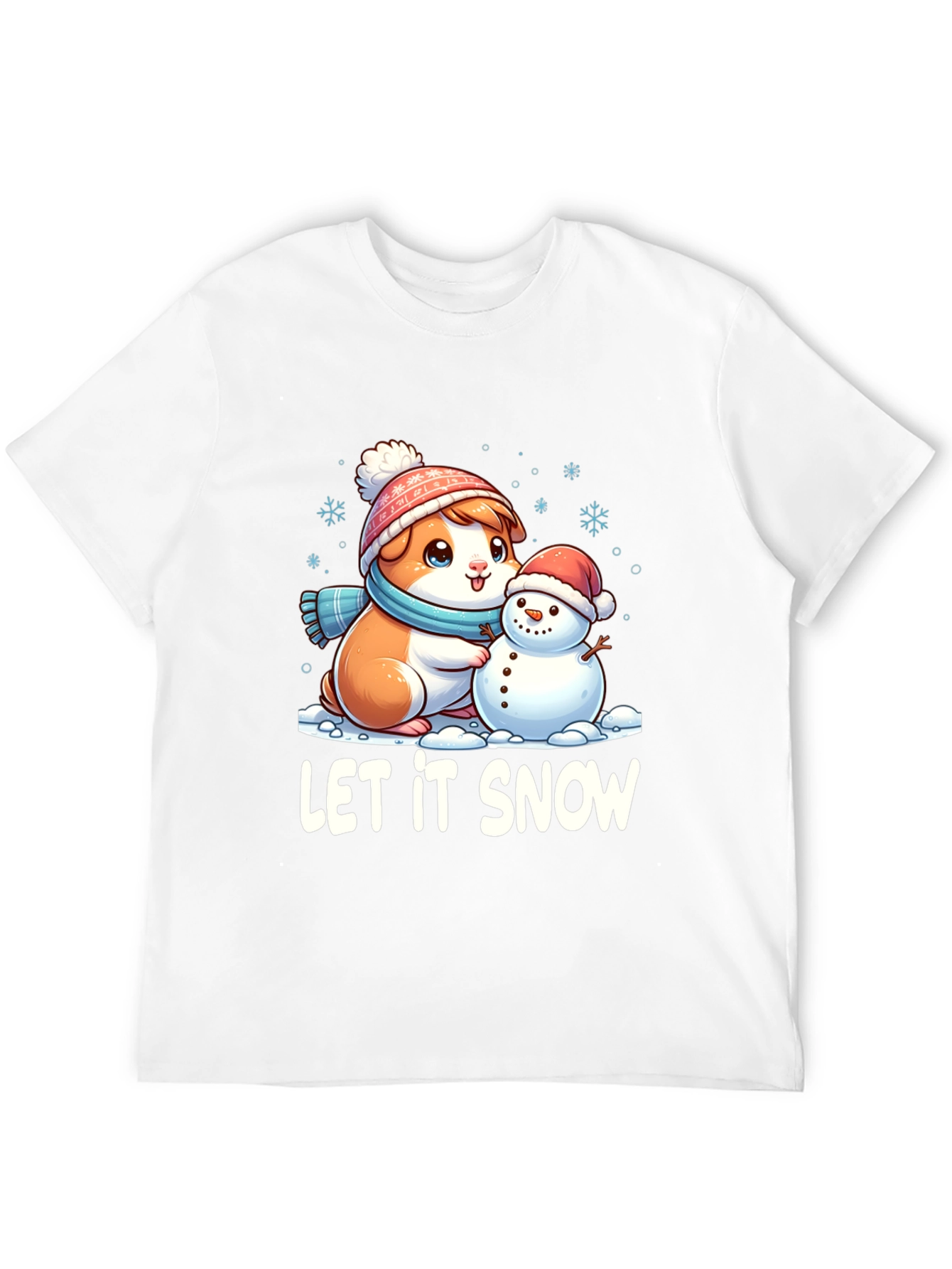 Let It Snow Guinea Pig T-Shirt