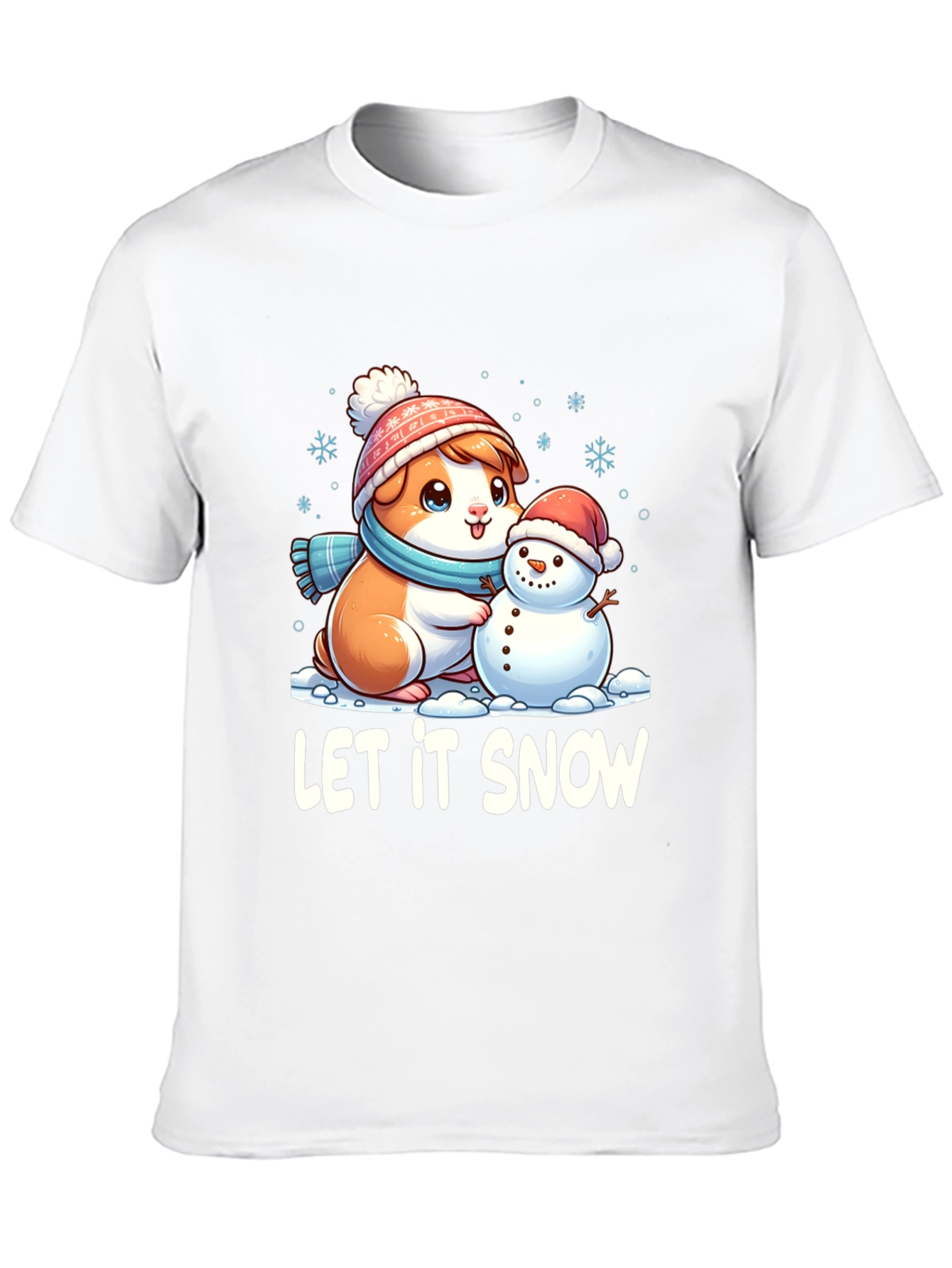 Let It Snow Guinea Pig T-Shirt