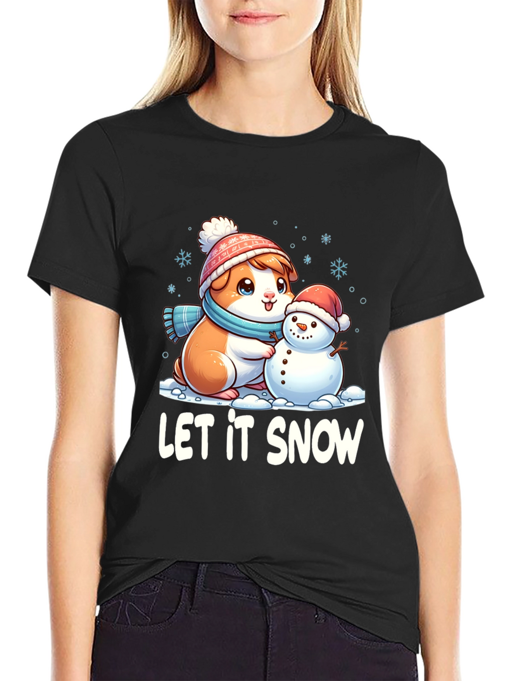 Let It Snow Guinea Pig T-Shirt