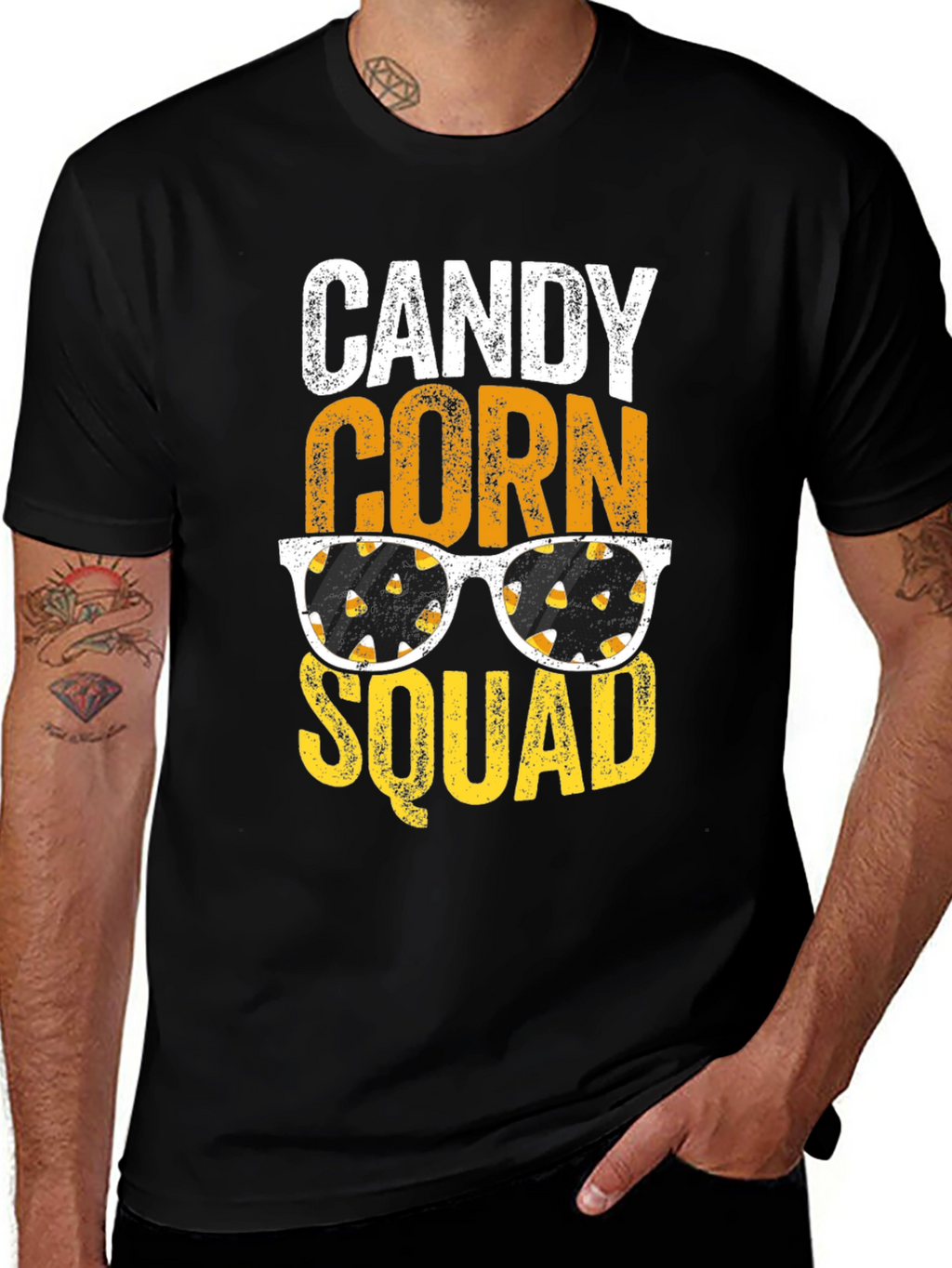 Candy Corn Squad T-Shirt Halloween Tee