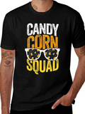 Candy Corn Squad T-Shirt Halloween Tee