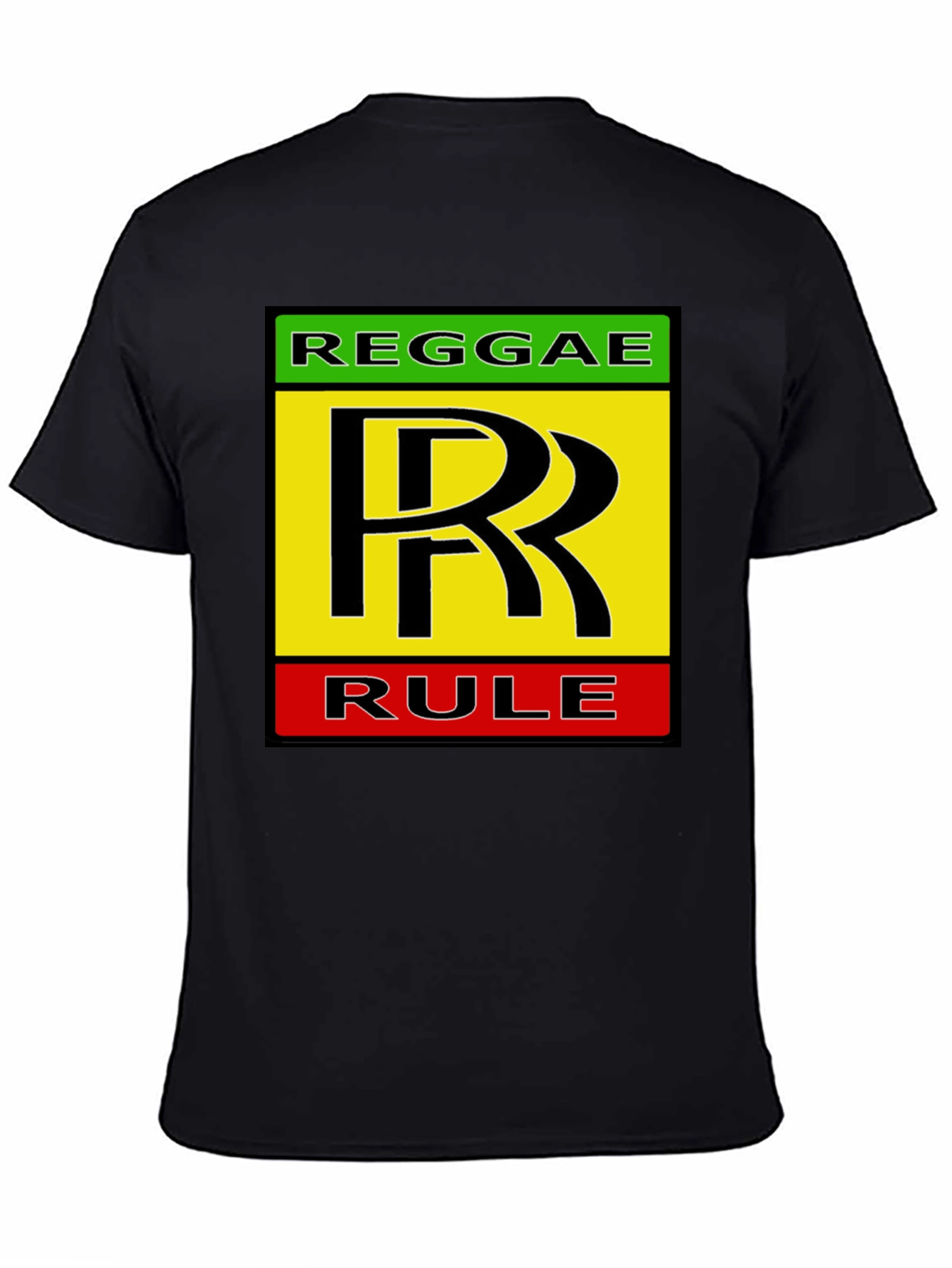 Reggae Rule Graphic Tee - Black
