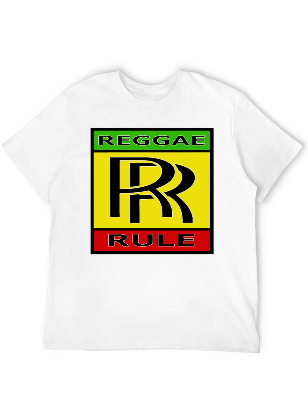 Reggae Rule Graphic Tee - Black