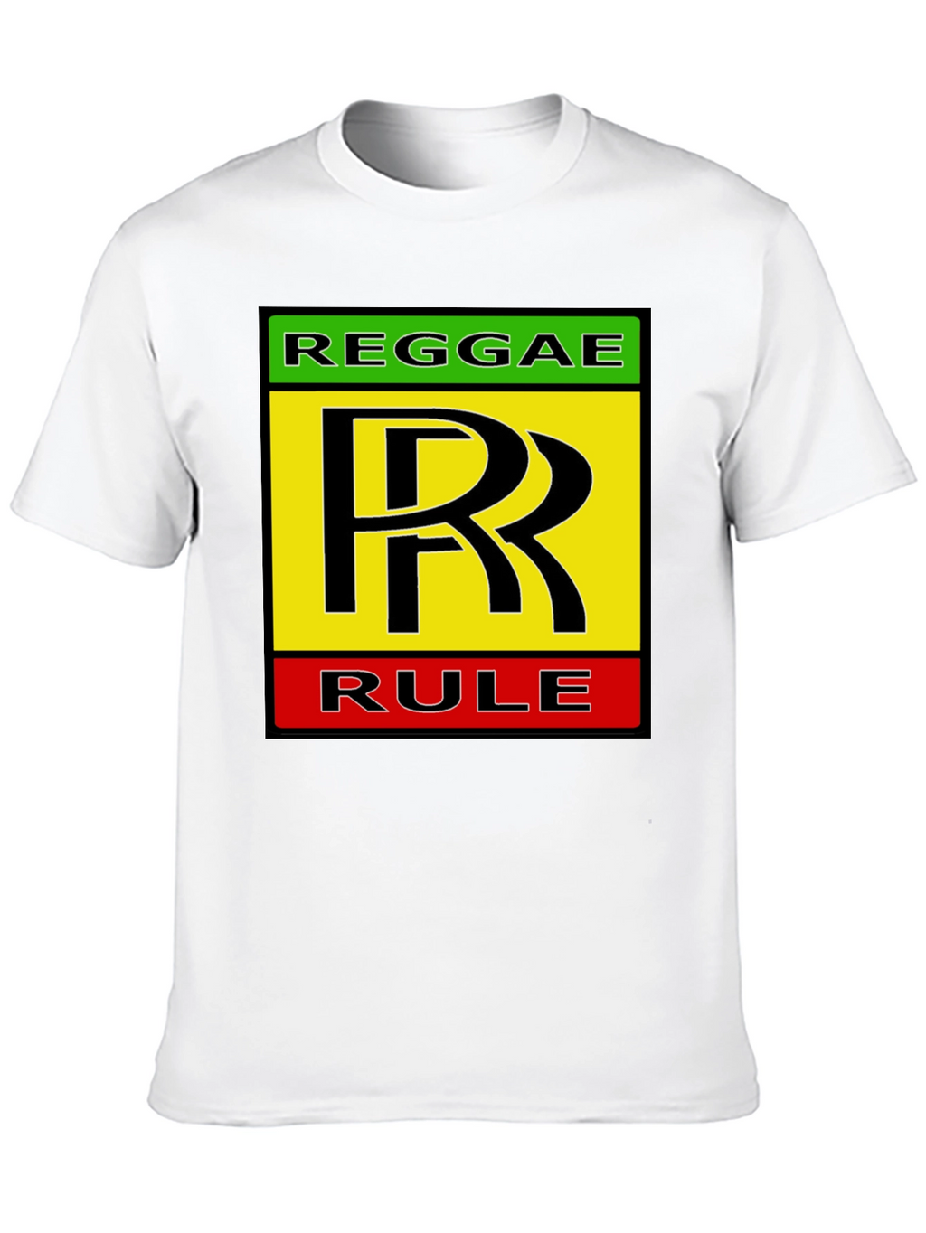 Reggae Rule Graphic Tee - Black