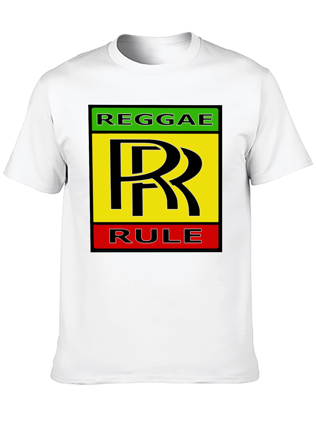 Reggae Rule Graphic Tee - Black