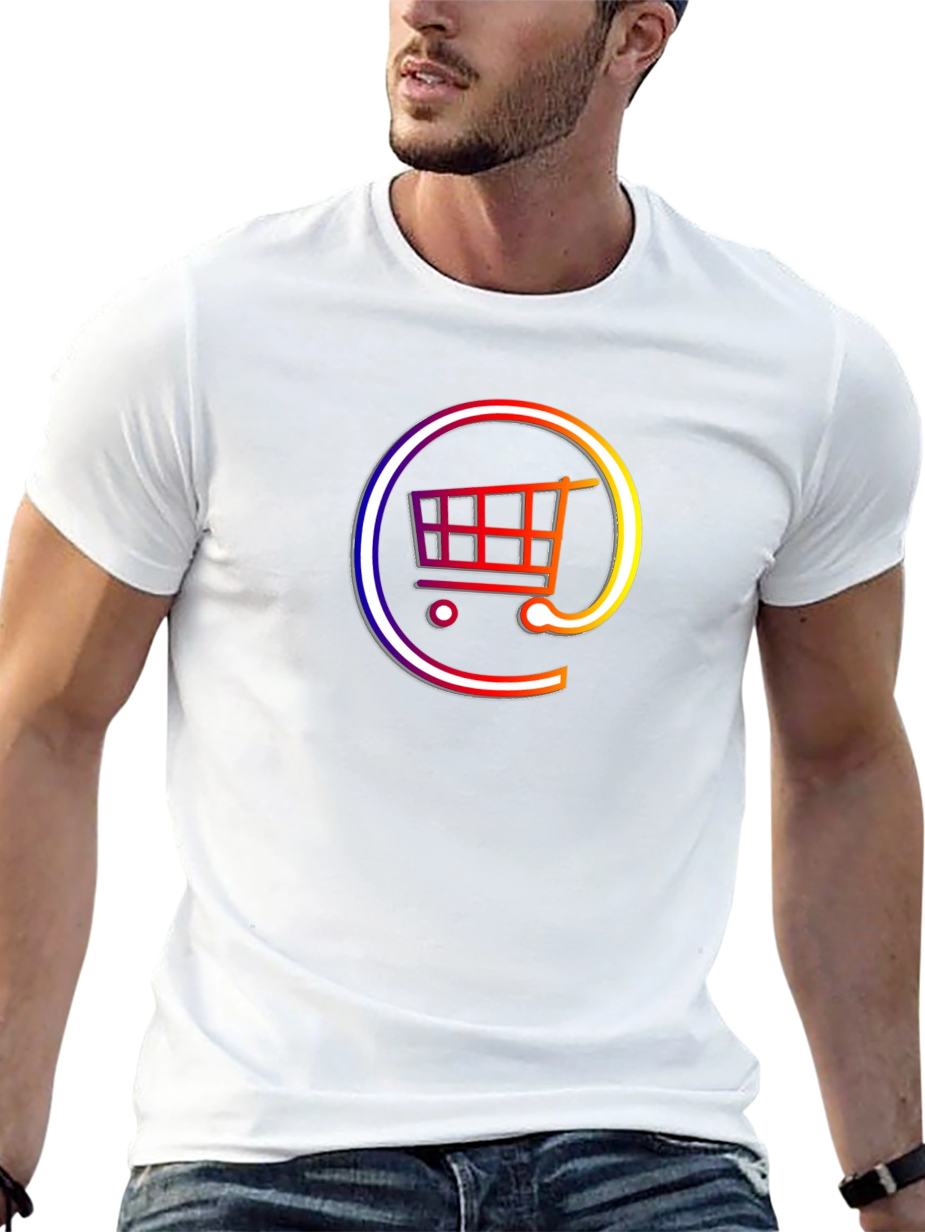 Shopping Cart Graphic T-Shirt