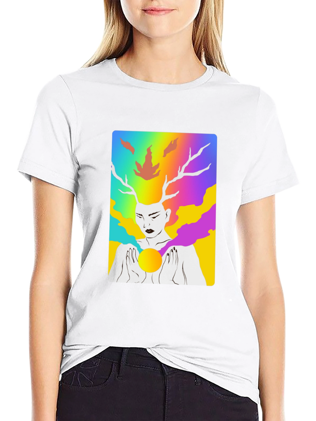 Colorful Psychedelic Deer T-Shirt