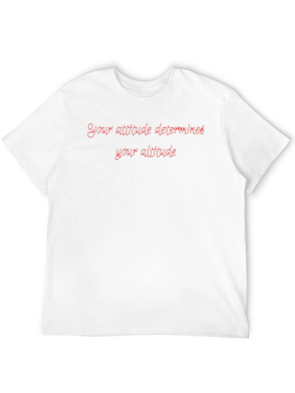 Attitude Determines Altitude Black T-Shirt