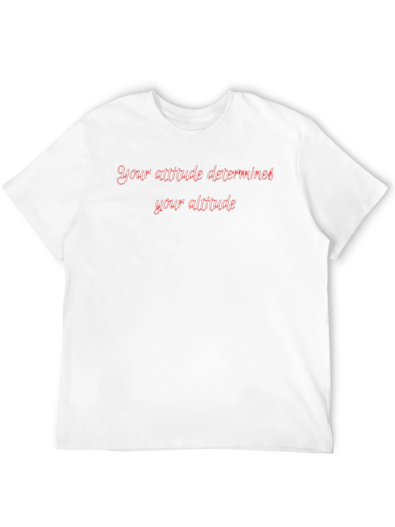 Attitude Determines Altitude Black T-Shirt