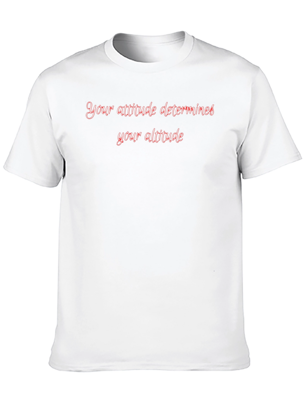 Attitude Determines Altitude Black T-Shirt