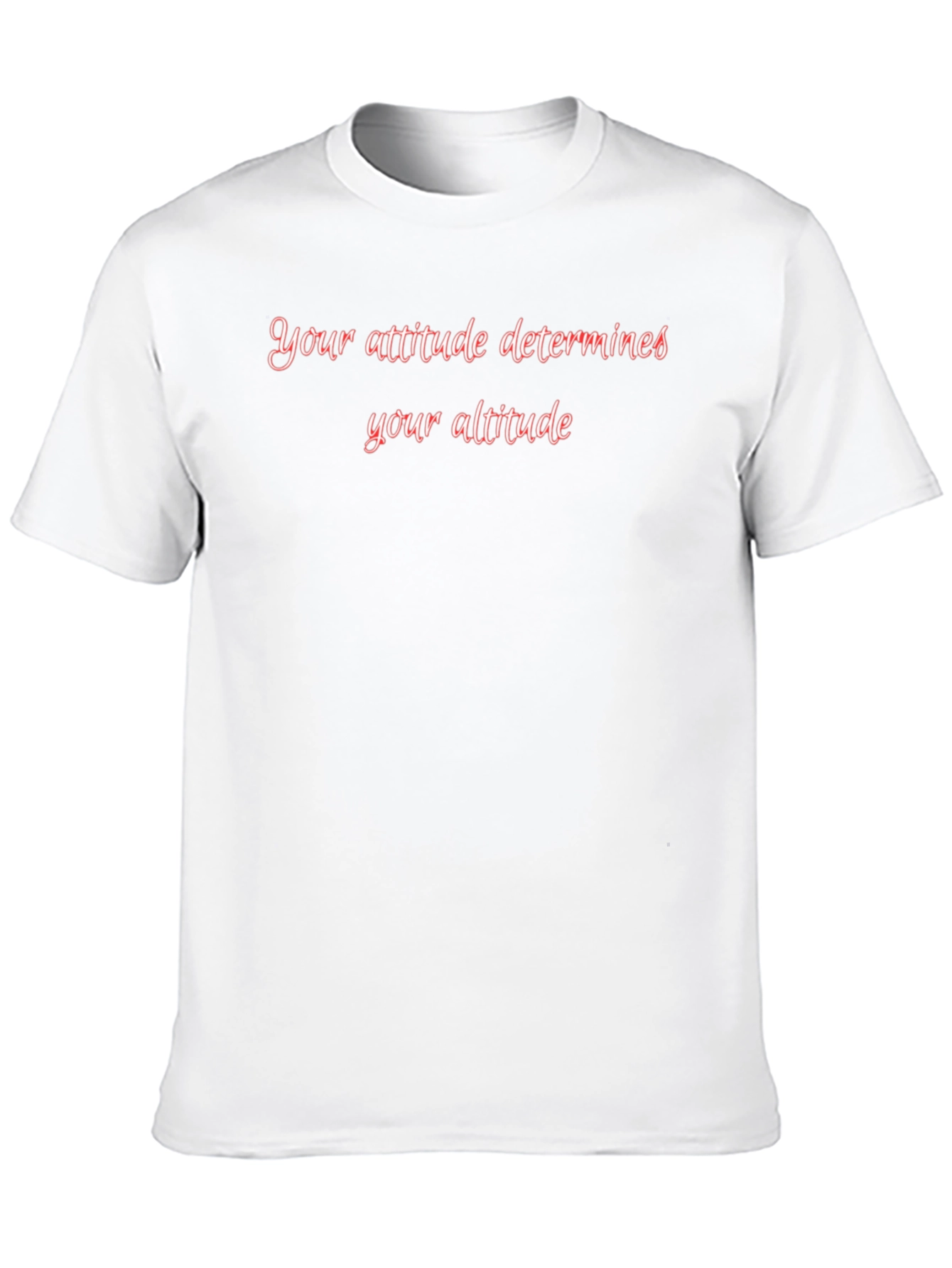 Attitude Determines Altitude Black T-Shirt