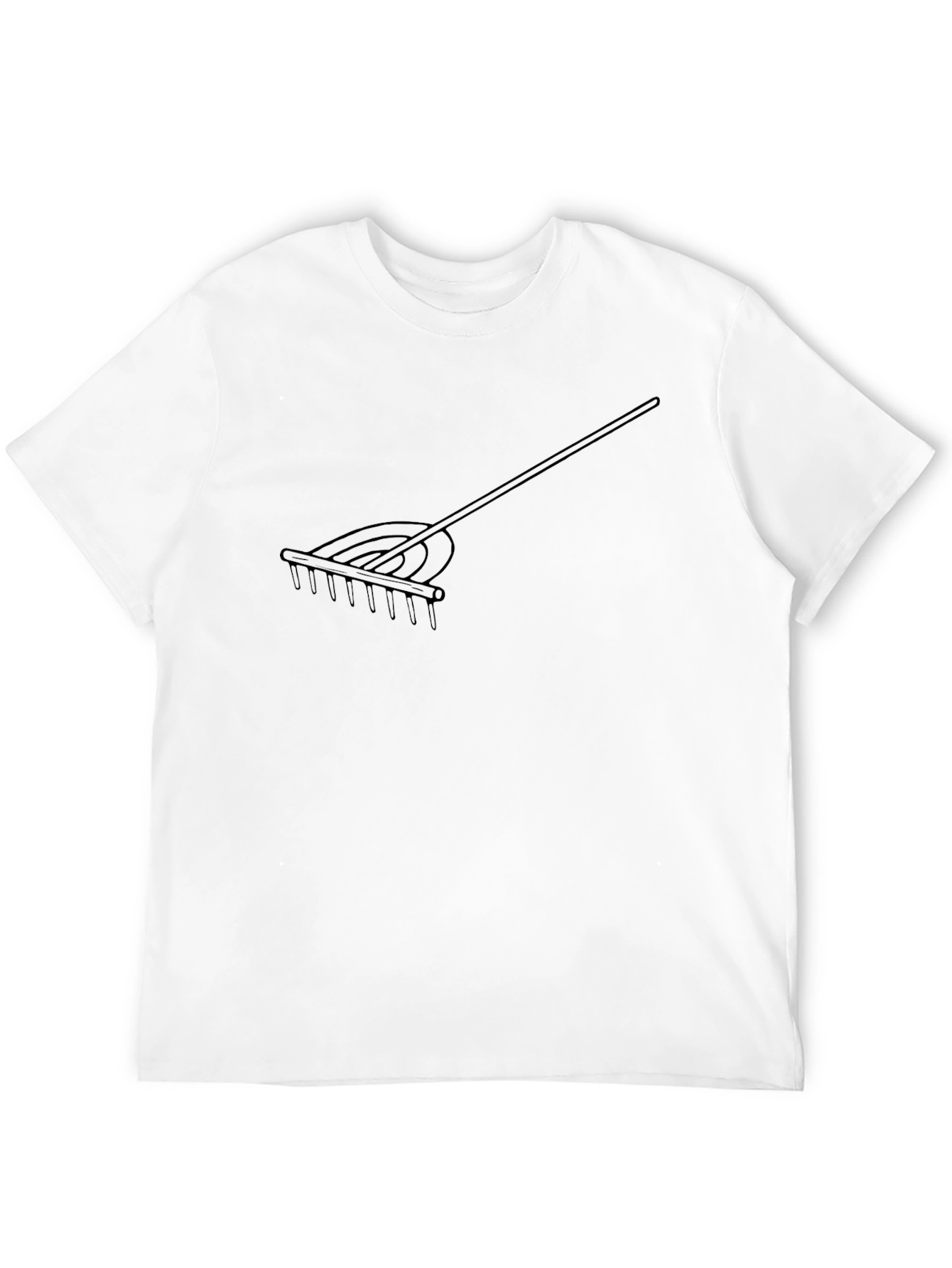Rake Graphic Black T-Shirt
