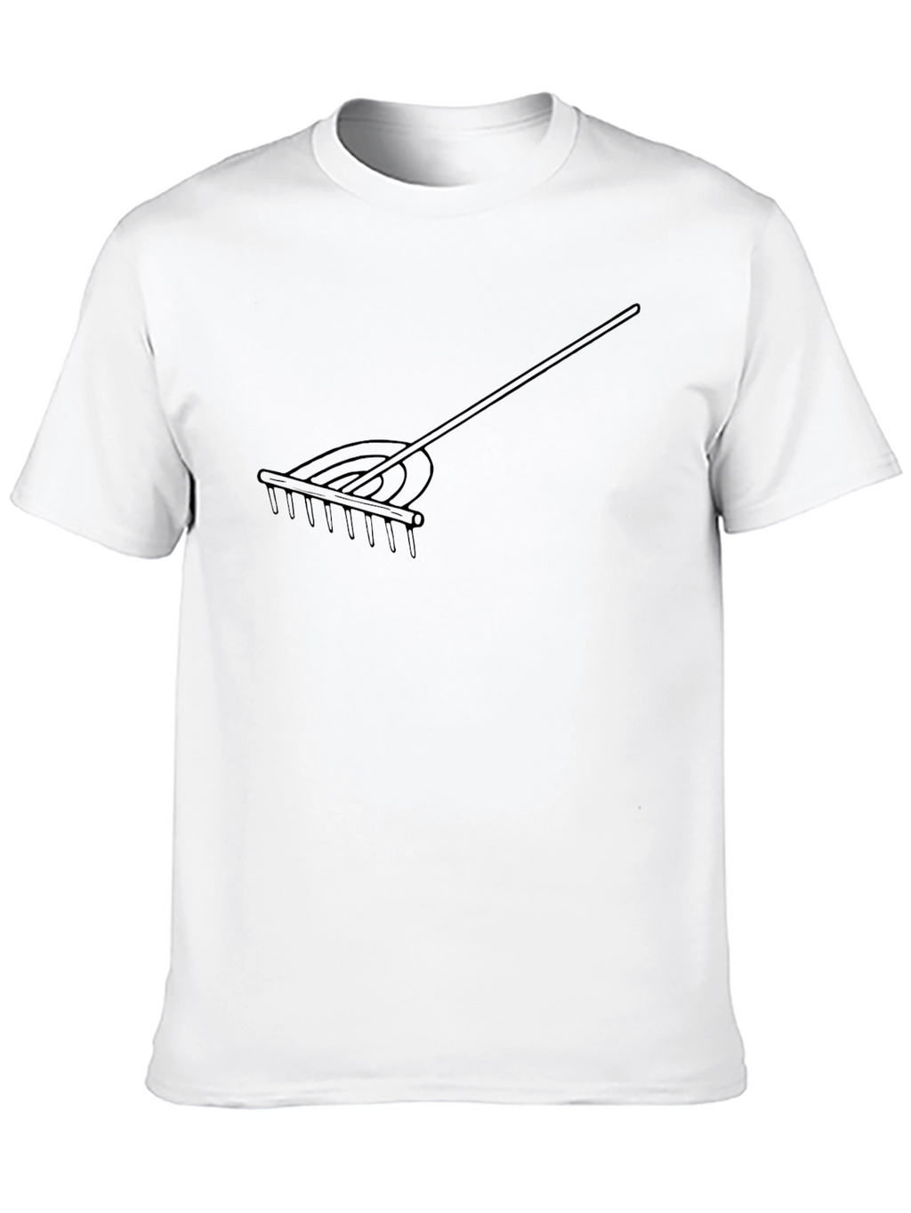 Rake Graphic Black T-Shirt