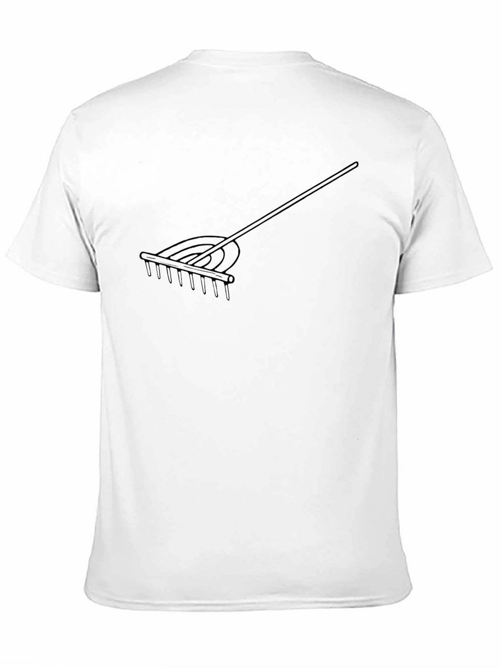 Rake Graphic Black T-Shirt