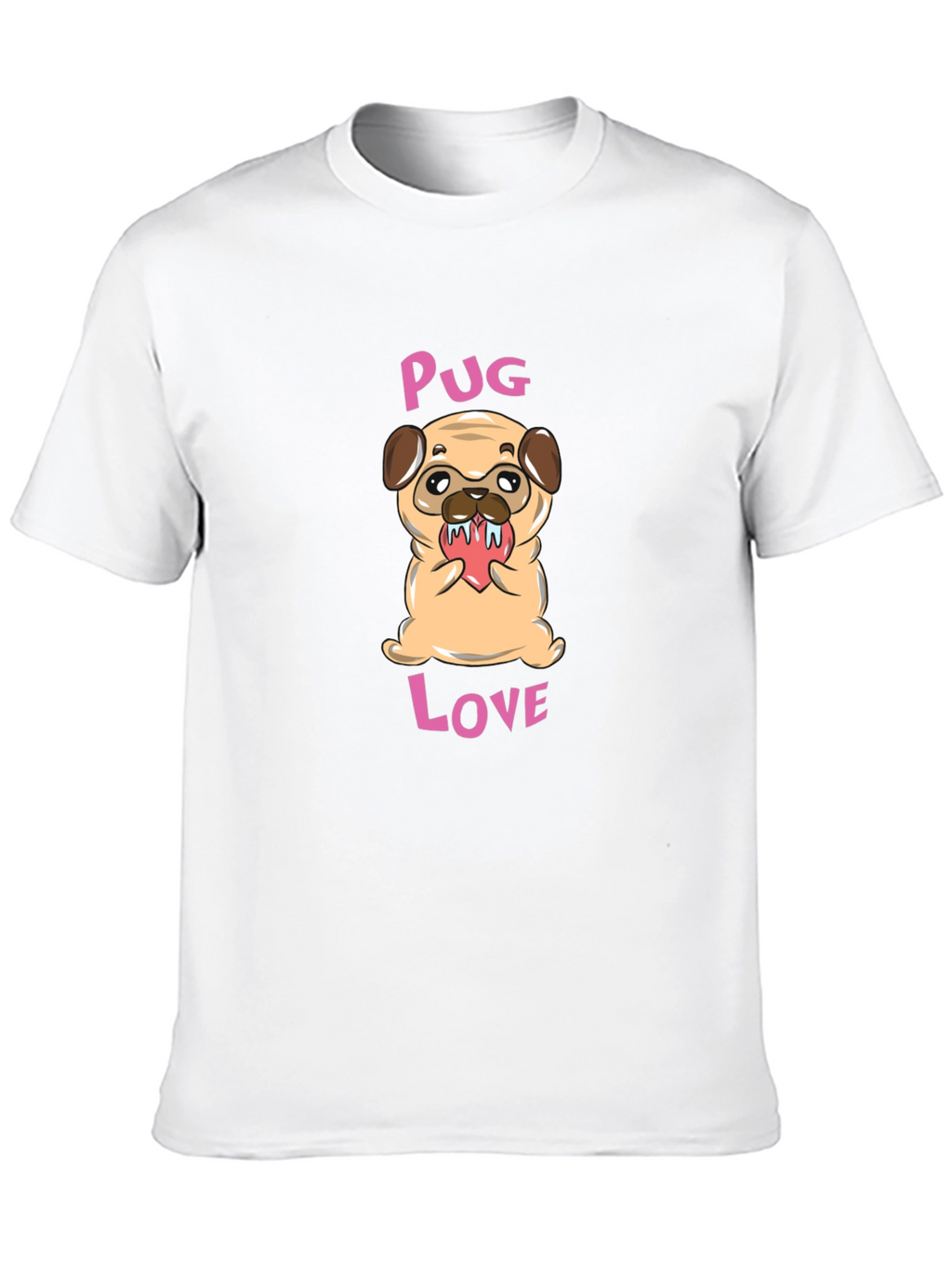 Pug Love Graphic T-Shirt