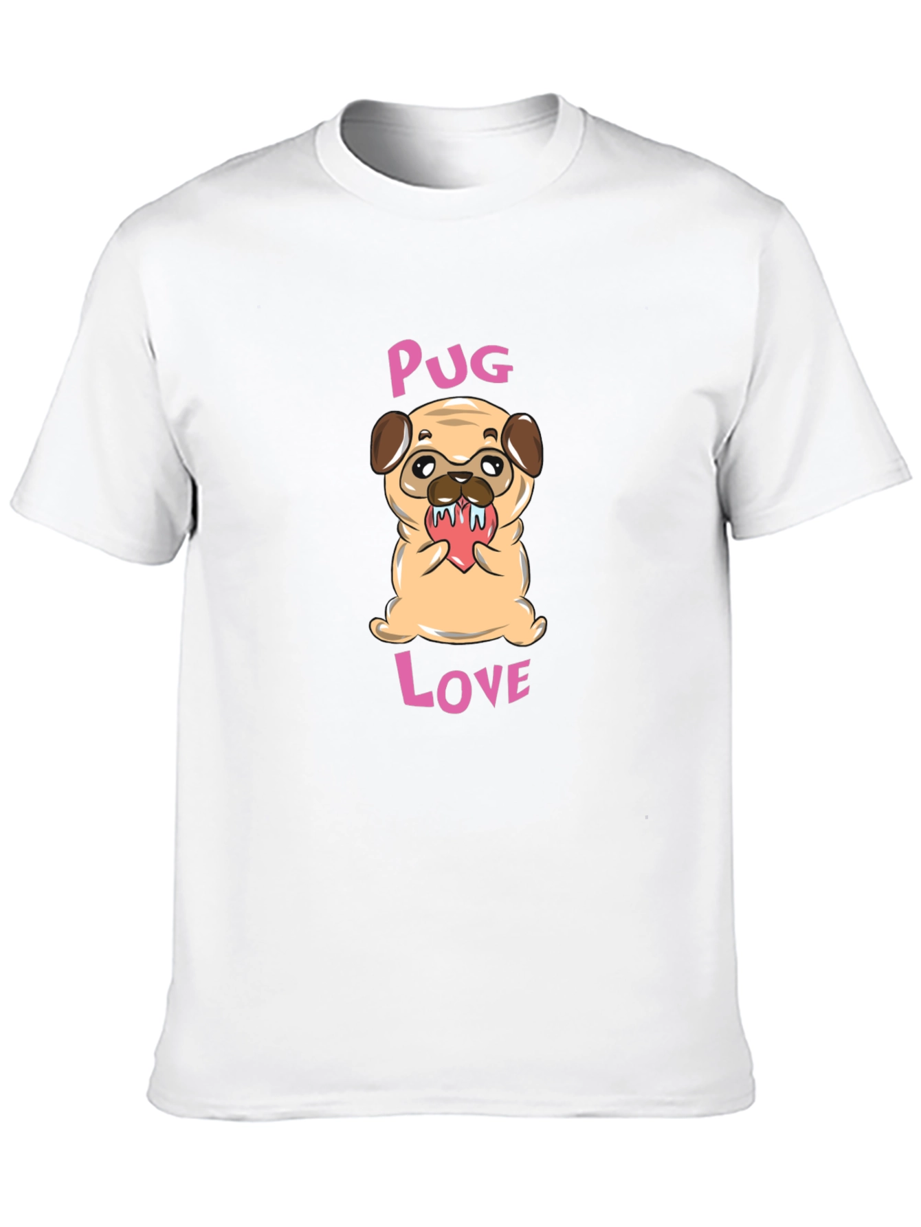 Pug Love Graphic T-Shirt