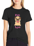 Pug Love Graphic T-Shirt
