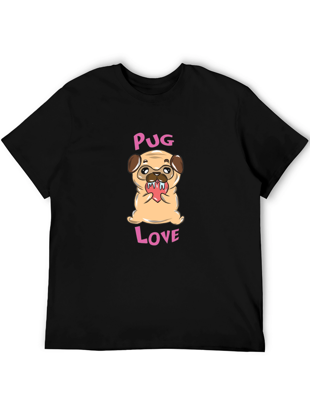 Pug Love Graphic T-Shirt