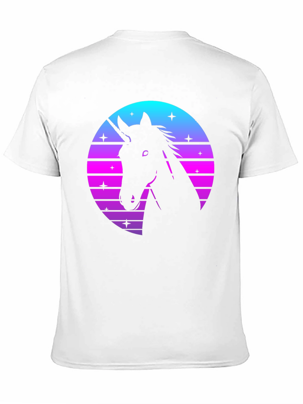 Retro Unicorn Silhouette T-Shirt