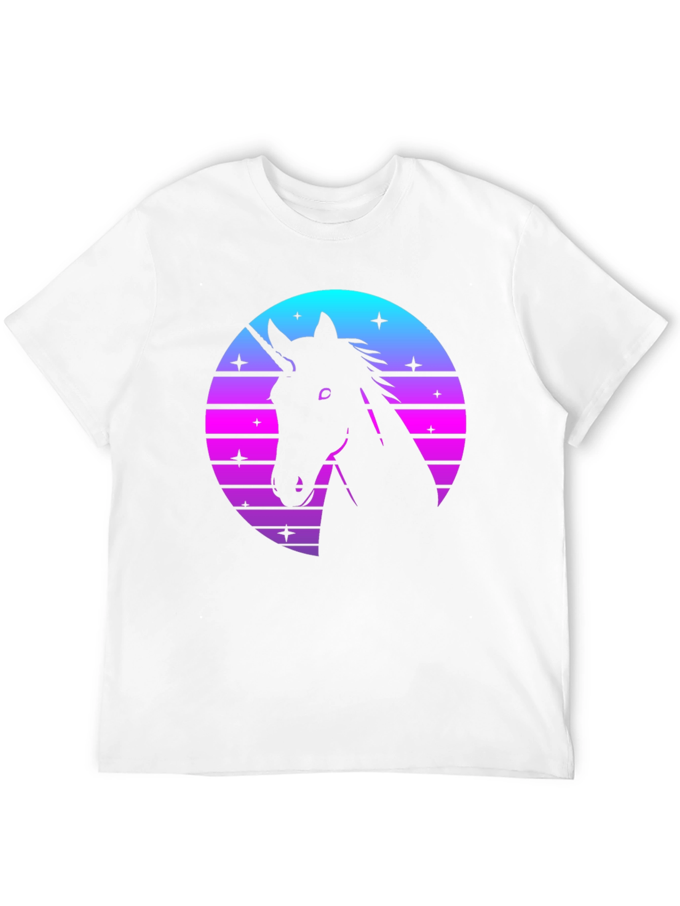 Retro Unicorn Silhouette T-Shirt