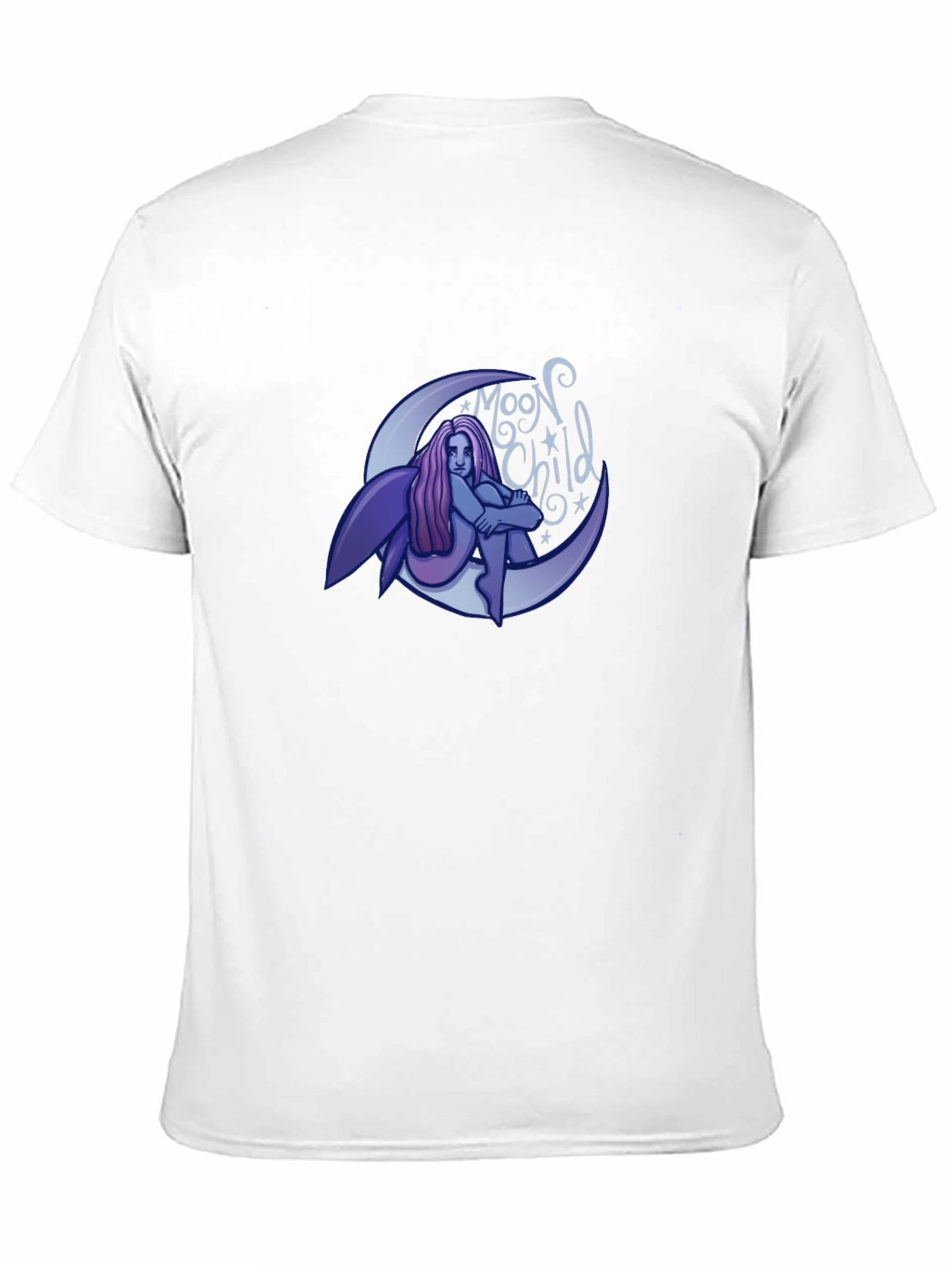 Moon Child Graphic T-Shirt - Black