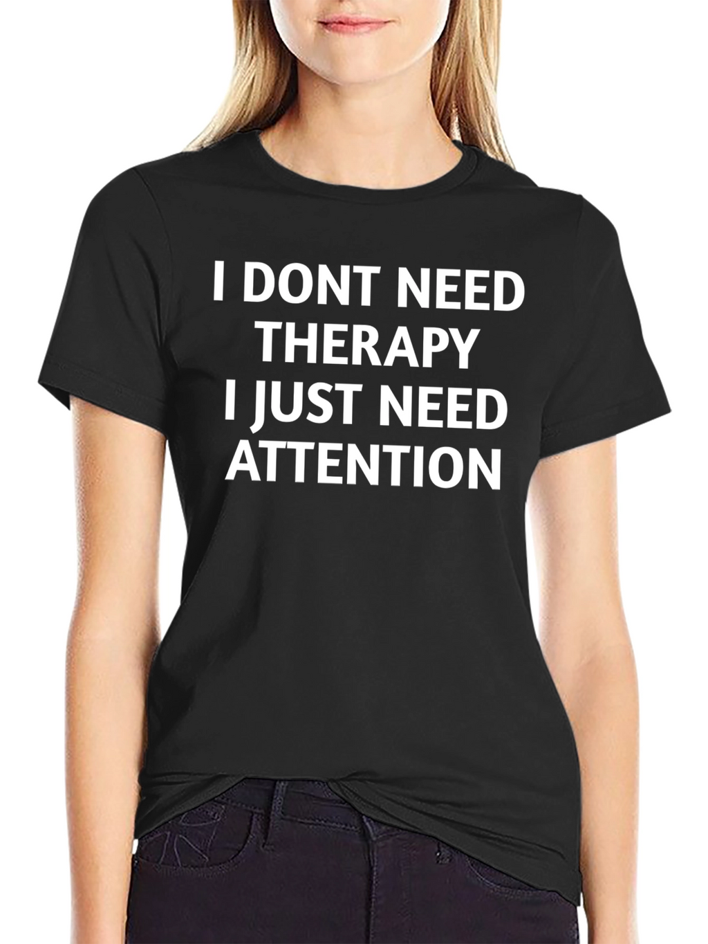 Funny Therapy Attention Graphic Tee