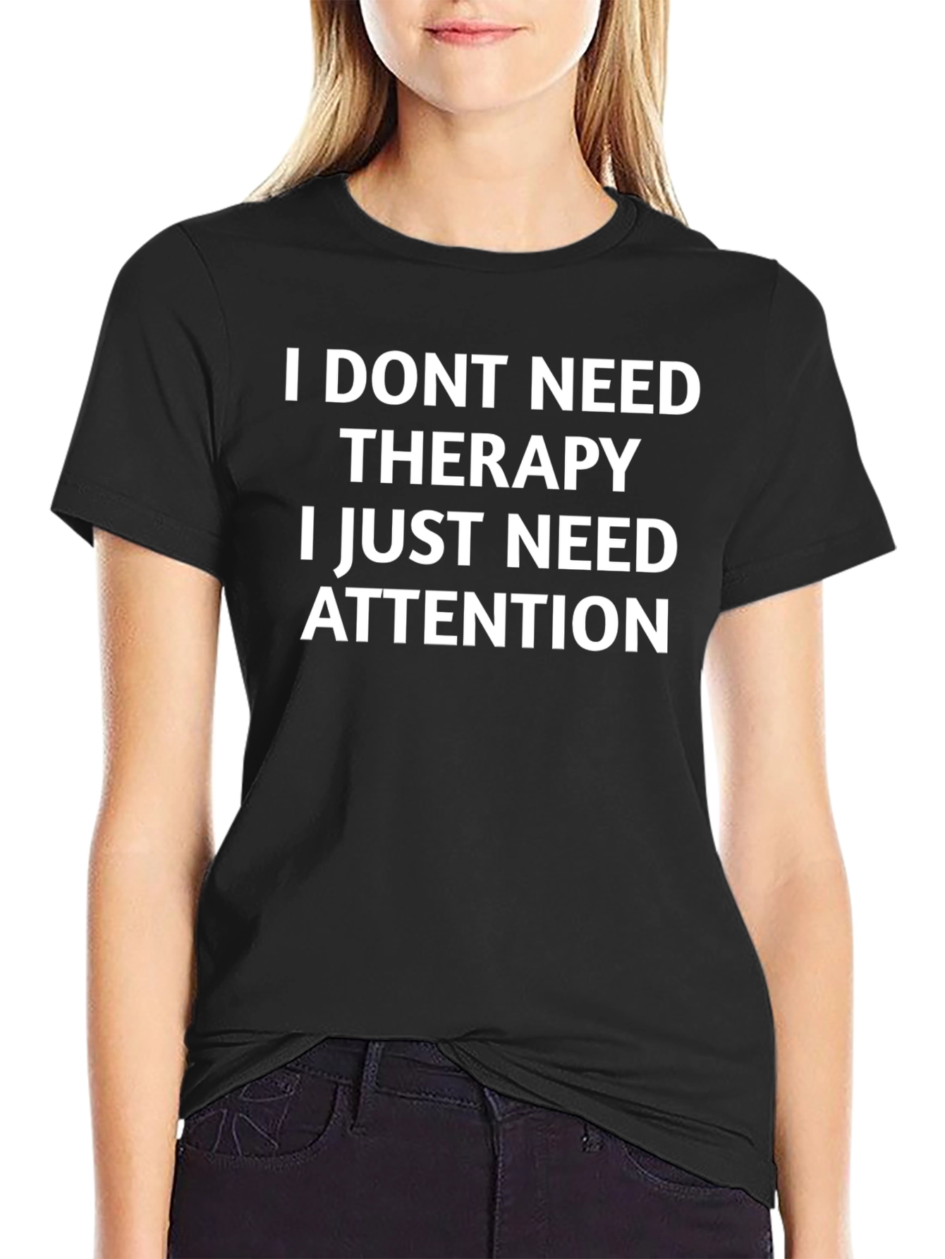 Funny Therapy Attention Graphic Tee