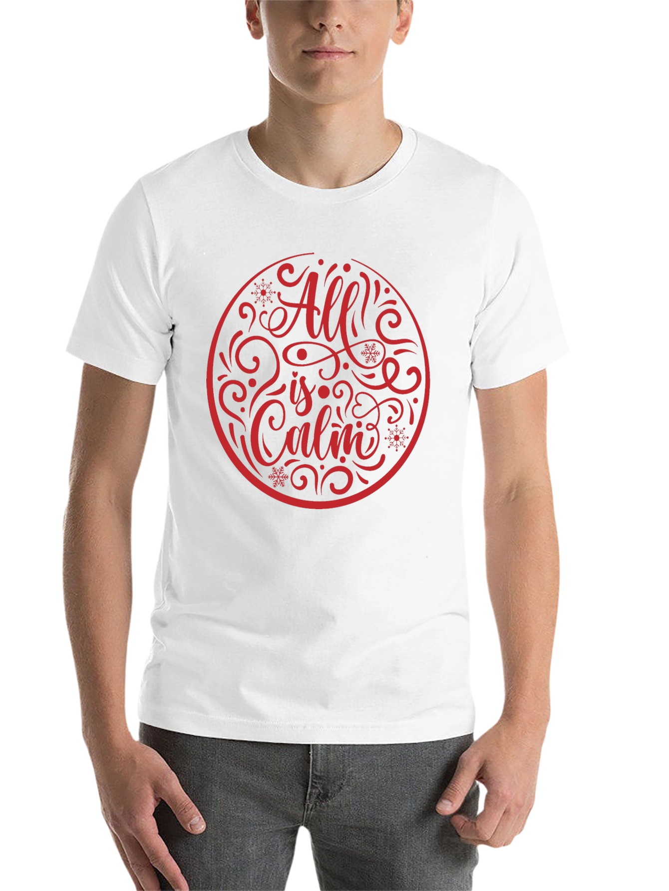 All is Calm Crew Neck T-Shirt