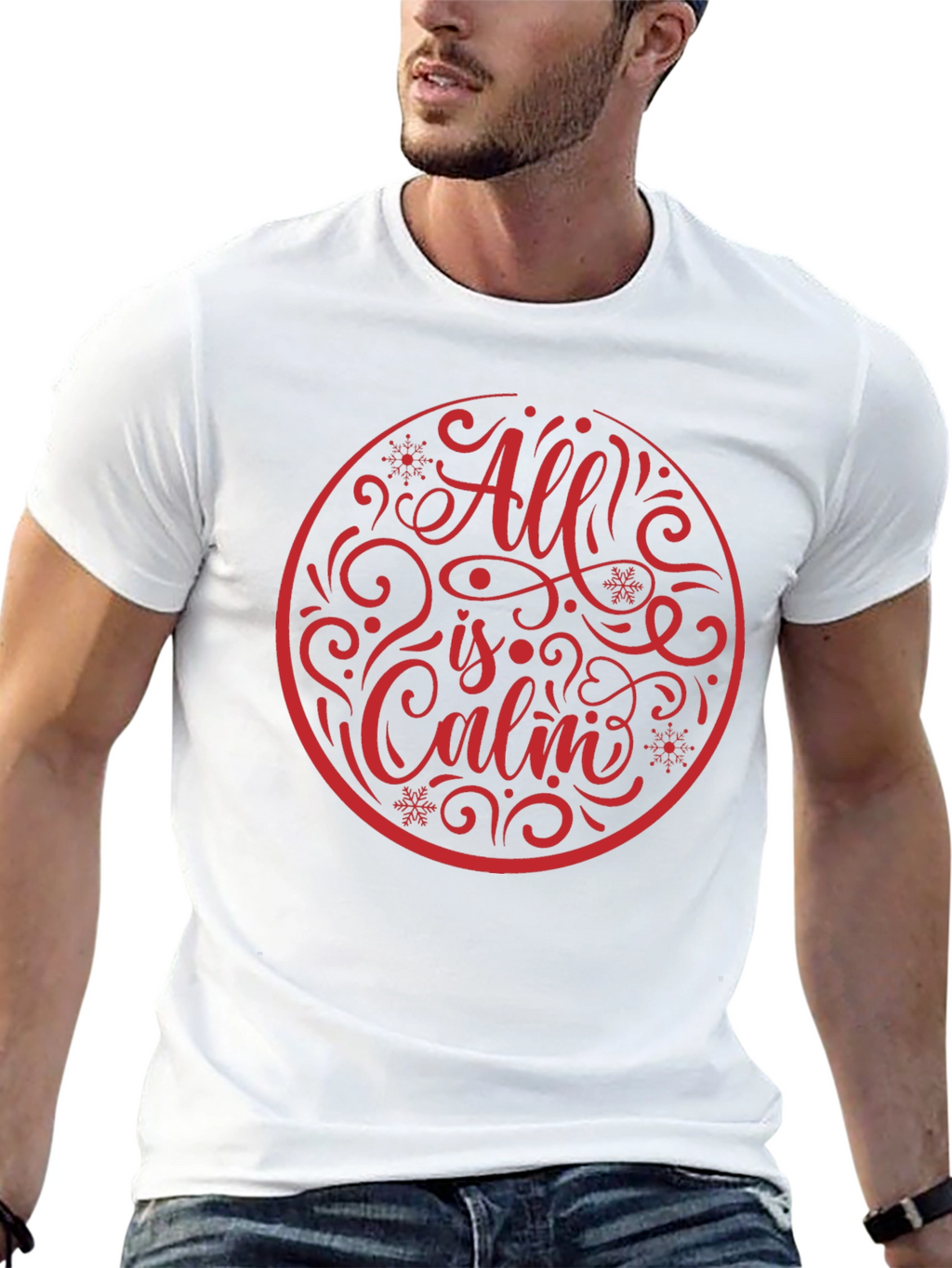 All is Calm Crew Neck T-Shirt