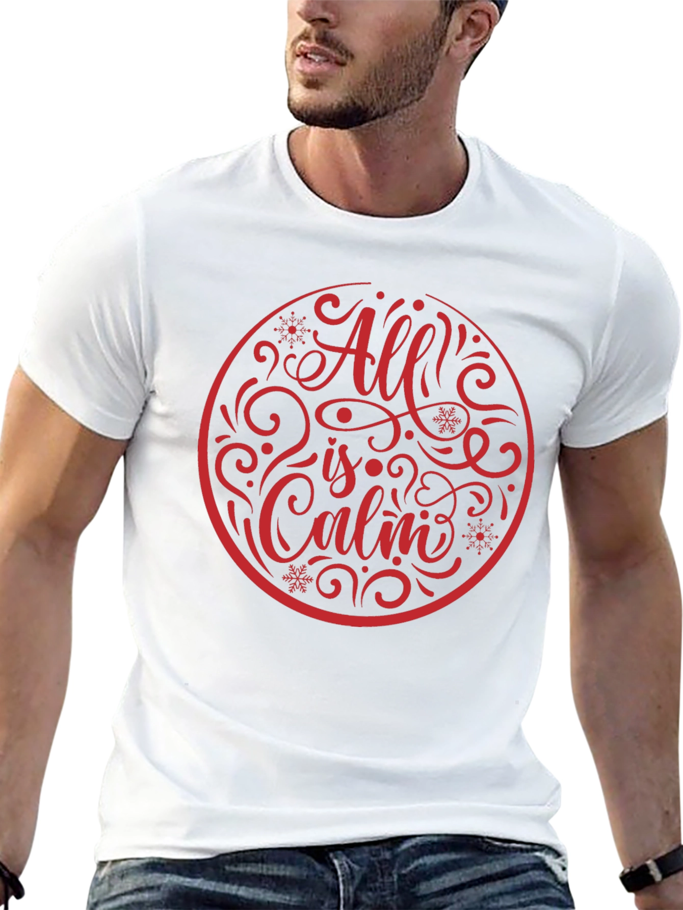 All is Calm Crew Neck T-Shirt