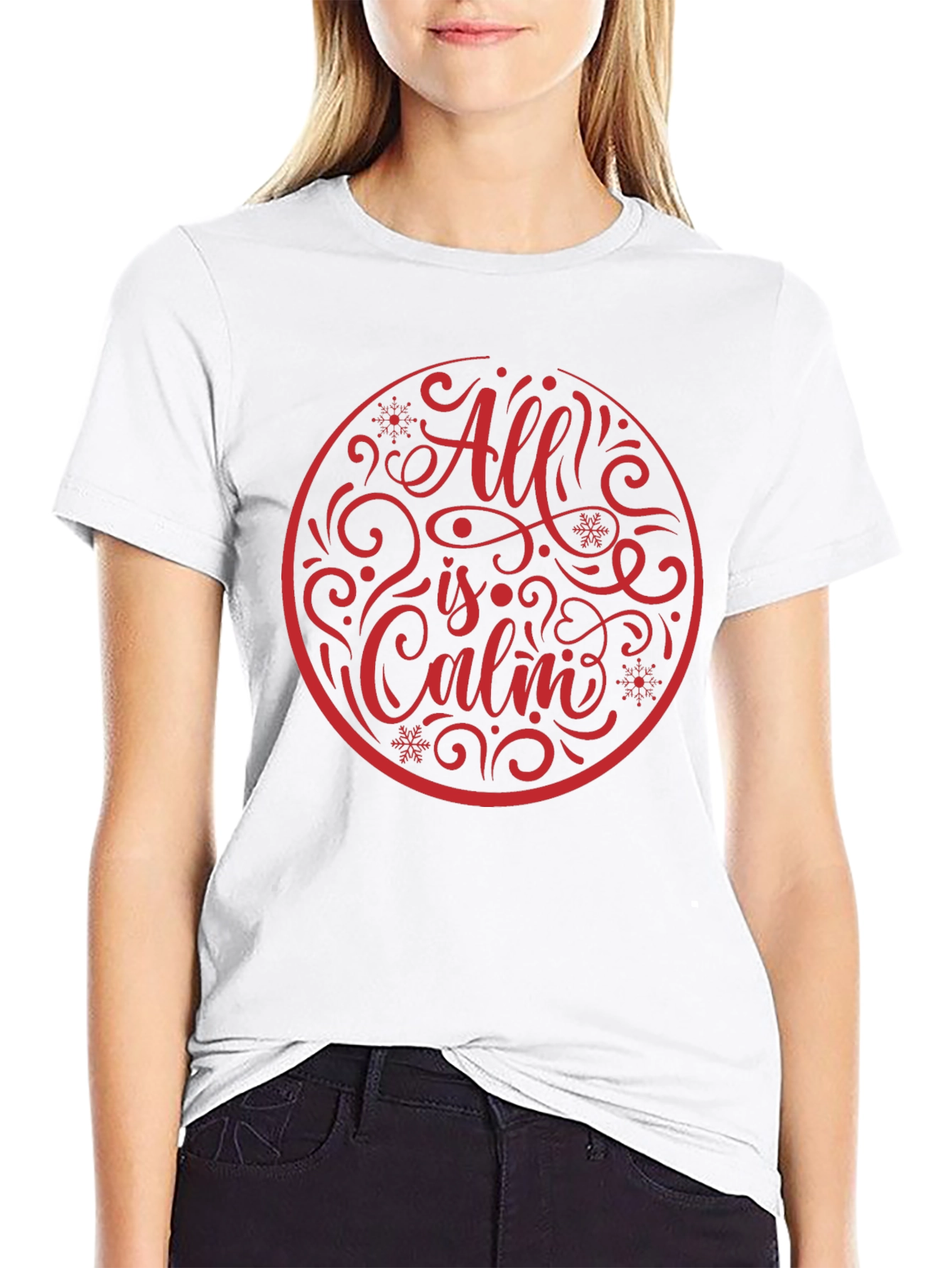All is Calm Crew Neck T-Shirt