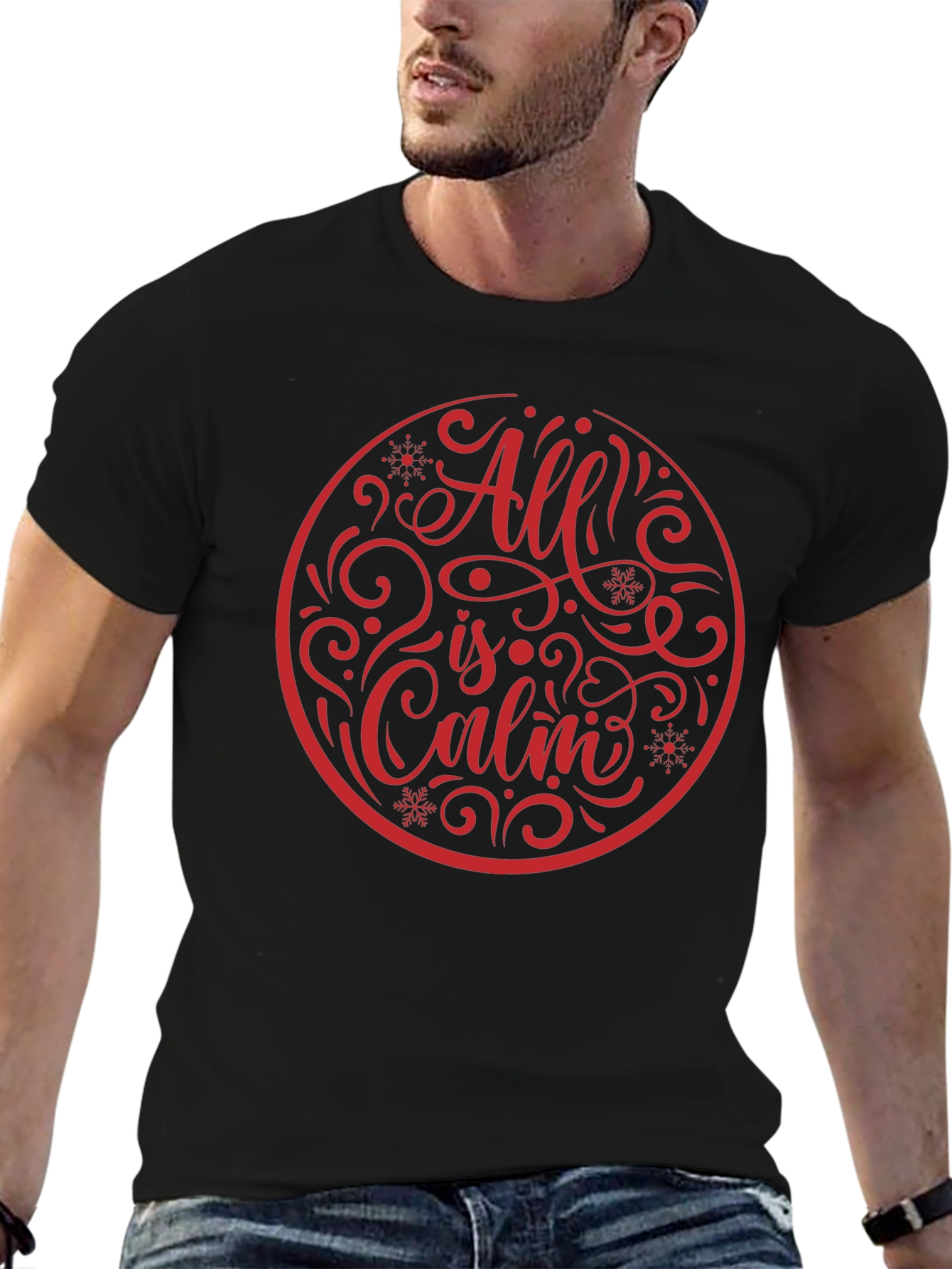All is Calm Crew Neck T-Shirt