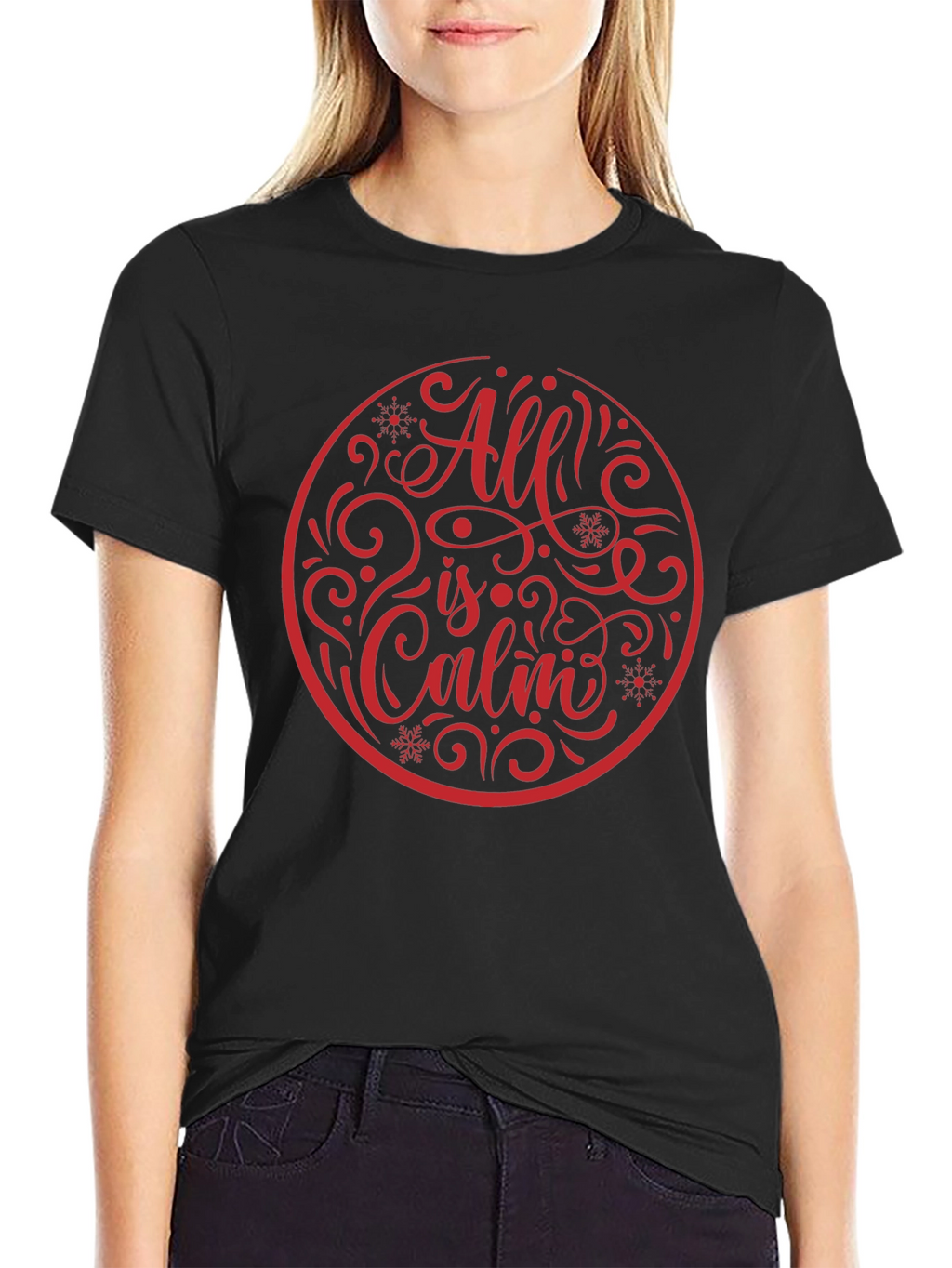 All is Calm Crew Neck T-Shirt