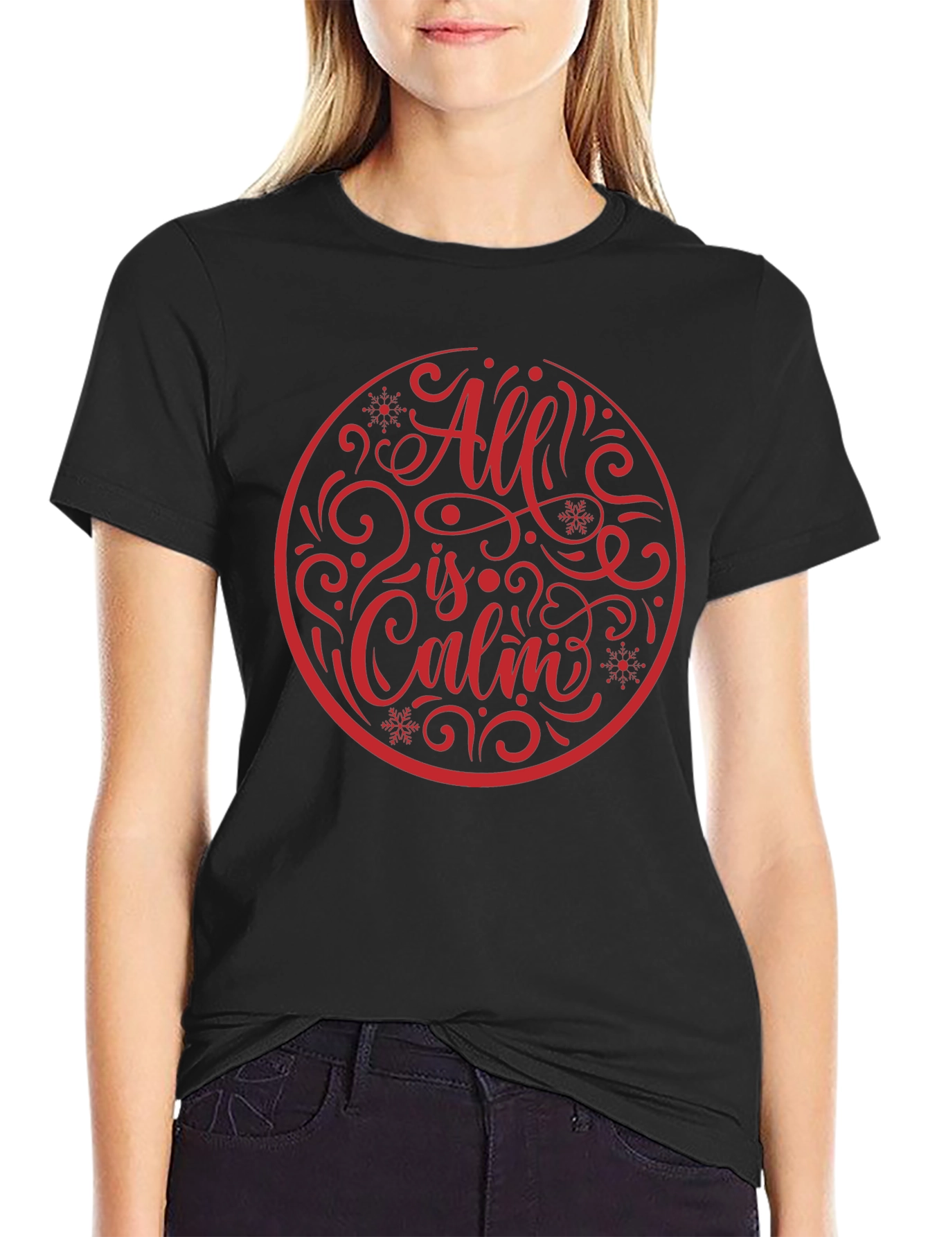 All is Calm Crew Neck T-Shirt