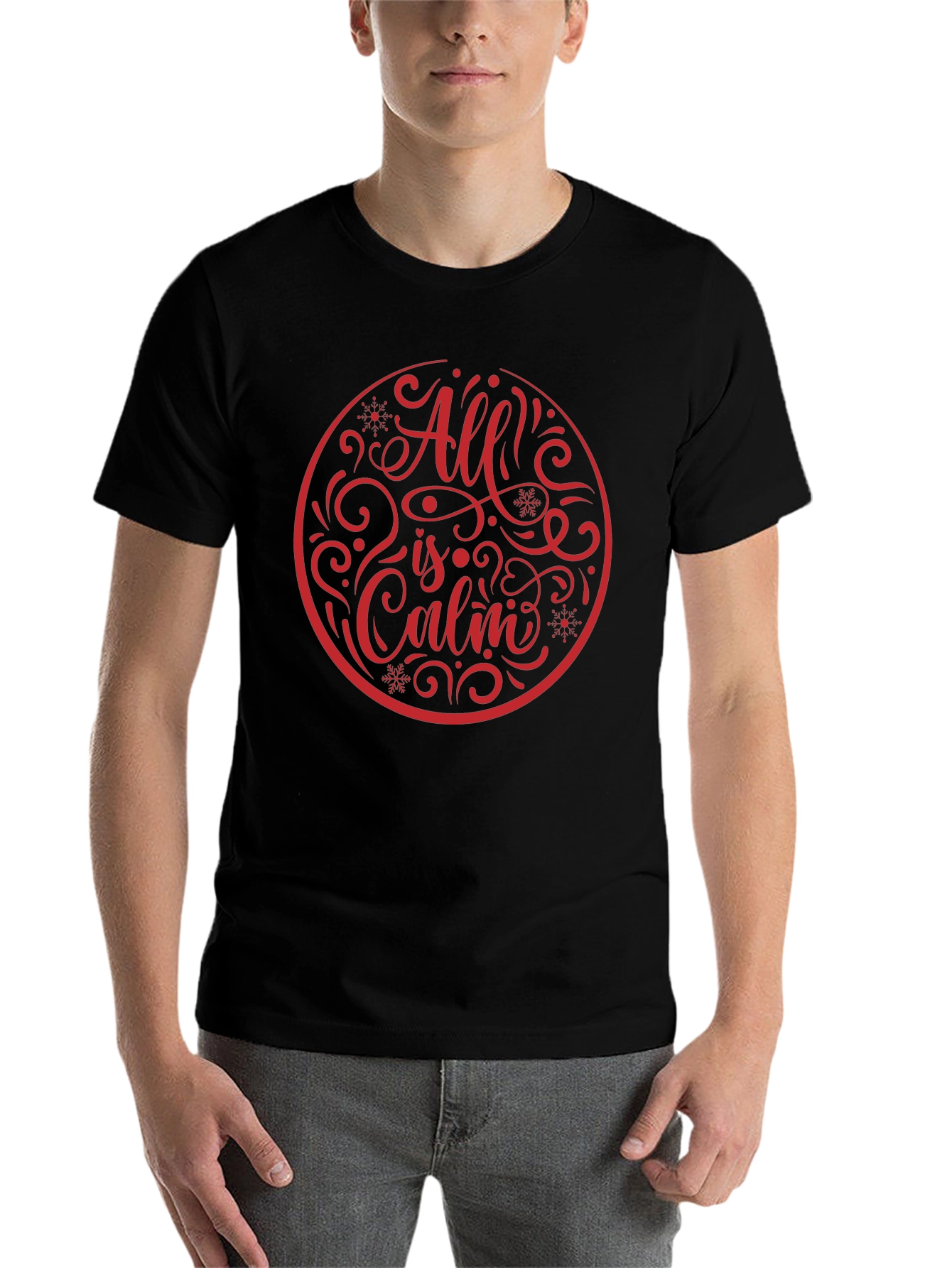 All is Calm Crew Neck T-Shirt