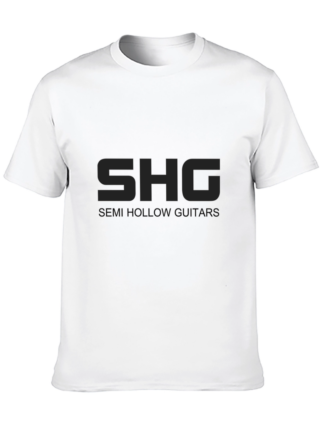 SHG Semi Hollow Guitars Black T-Shirt