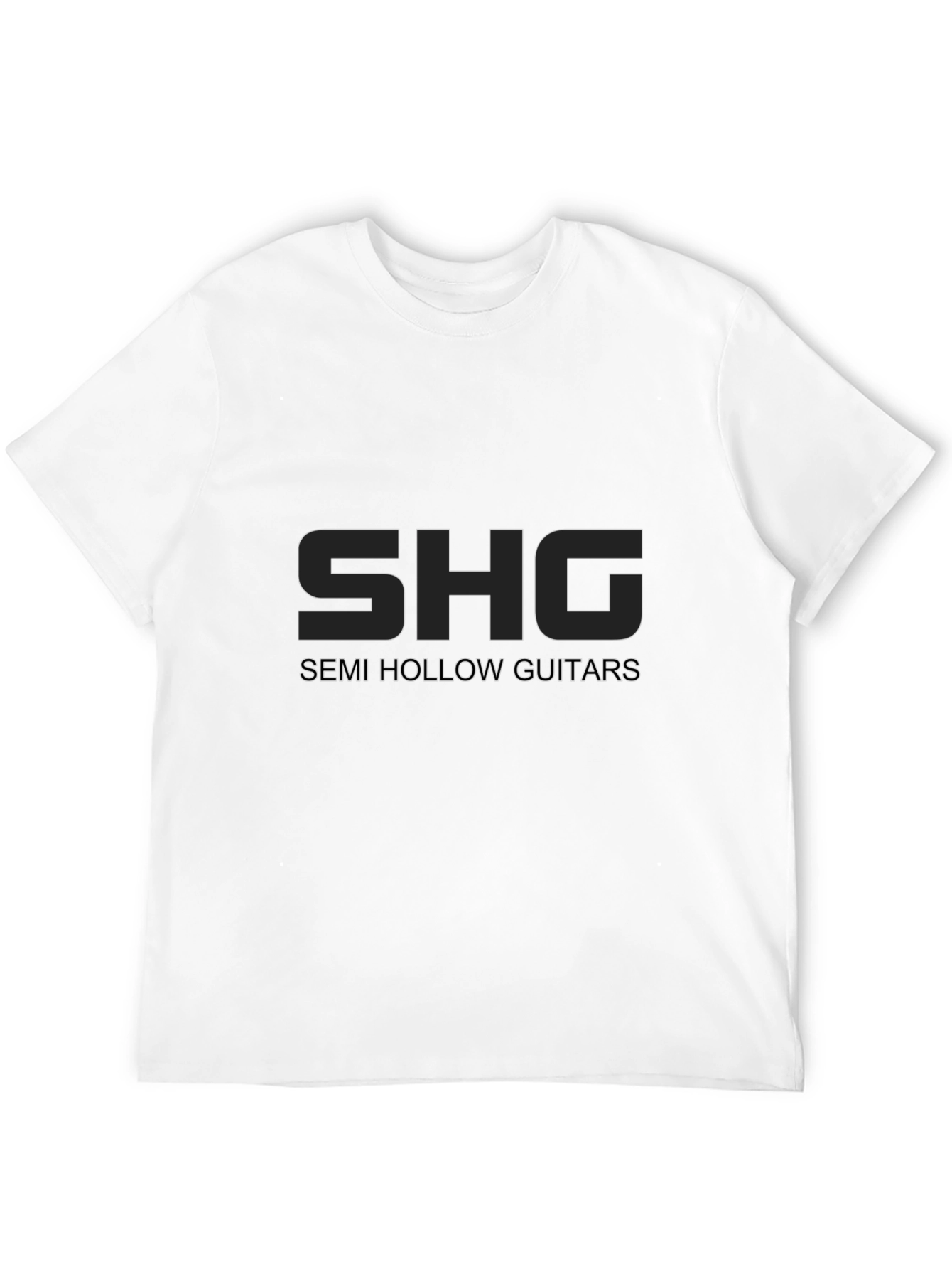 SHG Semi Hollow Guitars Black T-Shirt