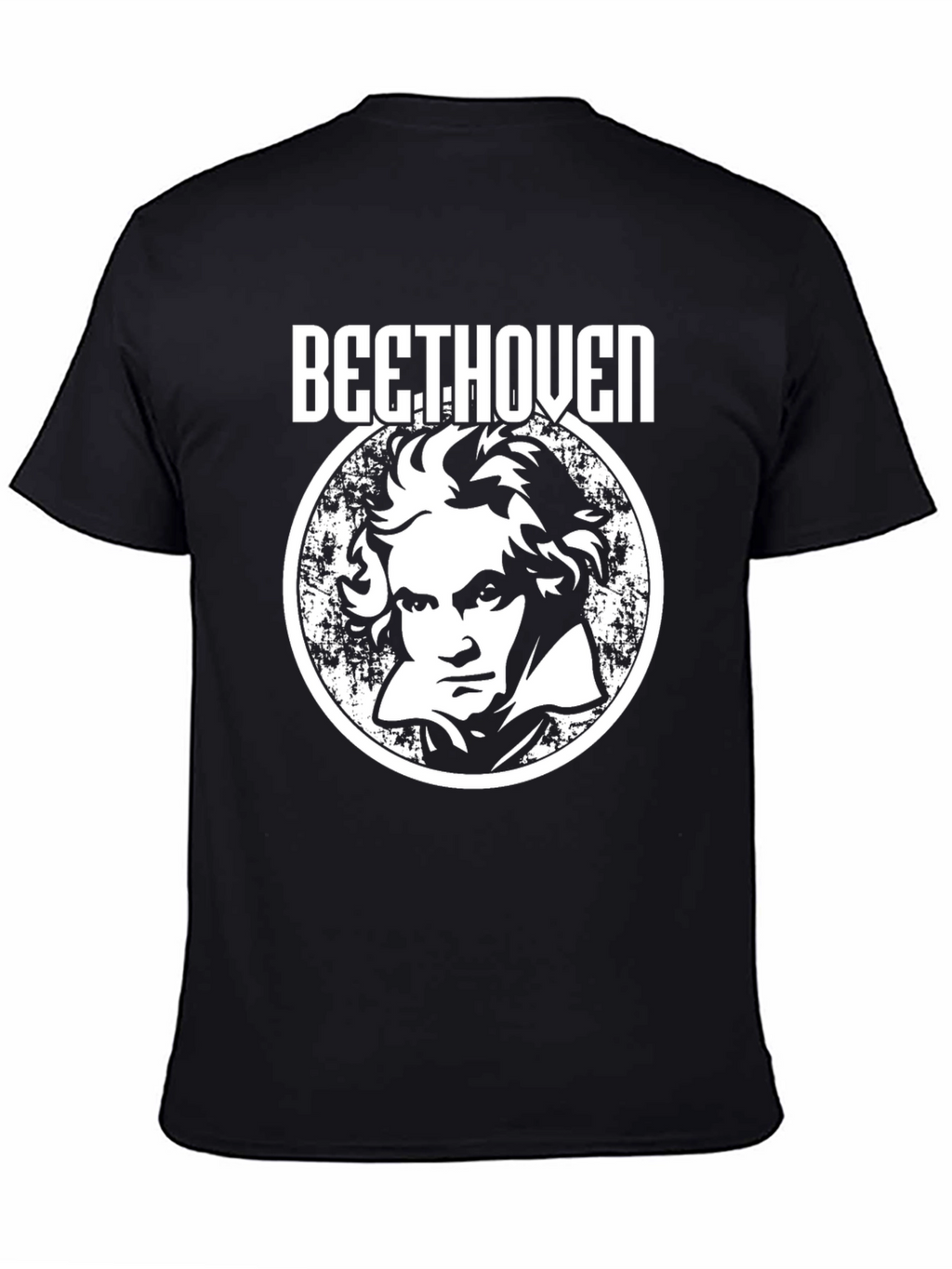 Beethoven Portrait Graphic T-Shirt - Classic Composer Tee
