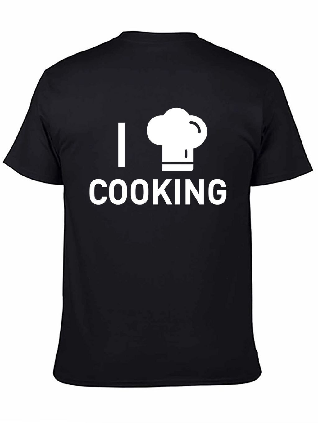 I Chef Hat Cooking Black T-Shirt