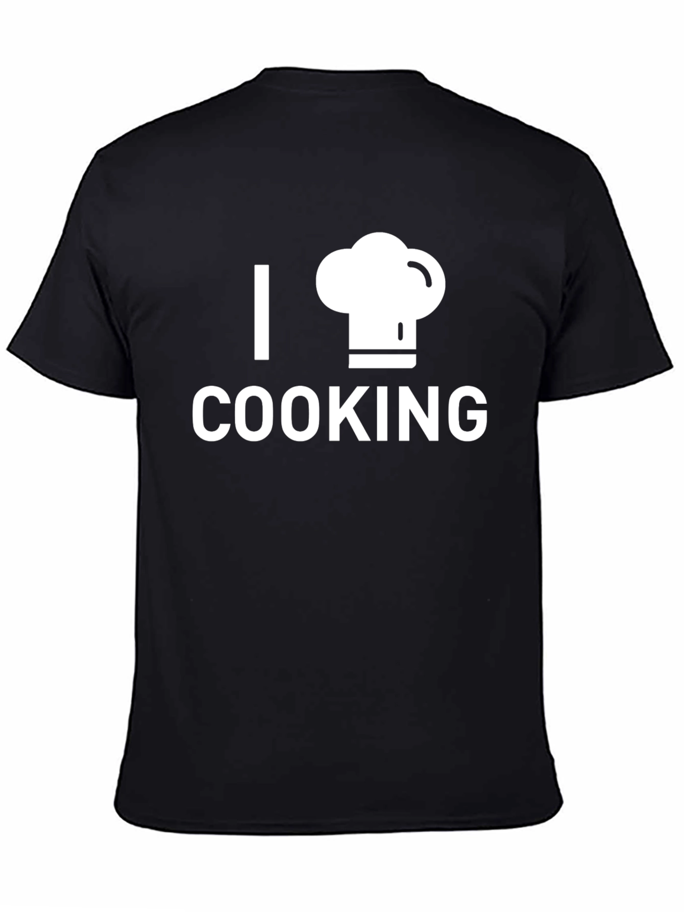 I Chef Hat Cooking Black T-Shirt