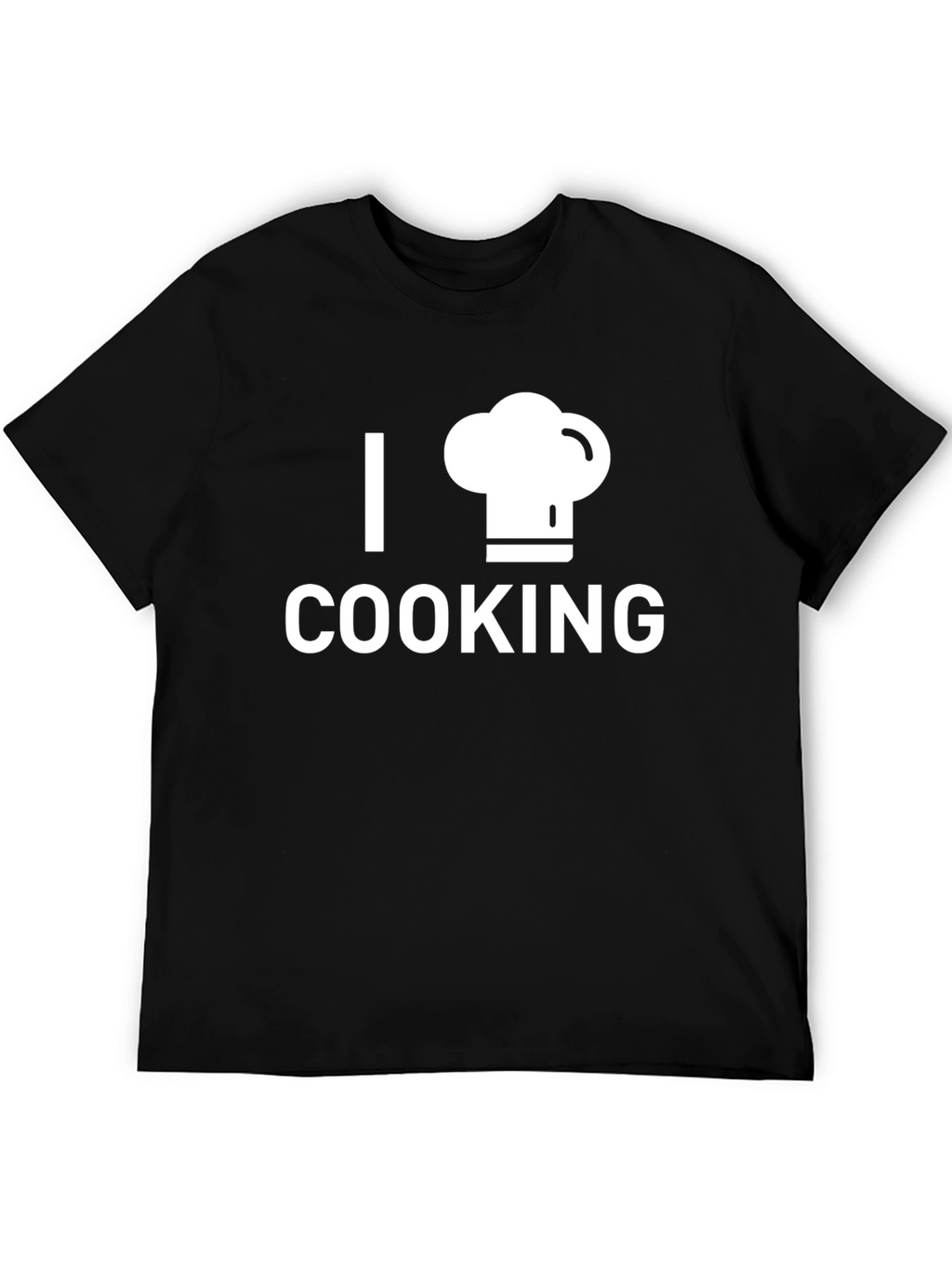 I Chef Hat Cooking Black T-Shirt