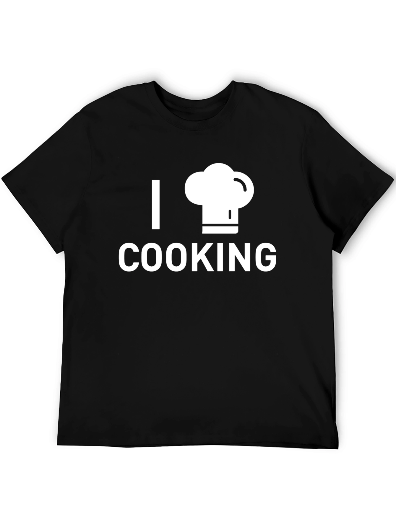 I Chef Hat Cooking Black T-Shirt